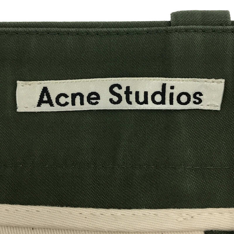 Acne Studios / アクネストゥディオズ | コットンツイル 1タックパンツ