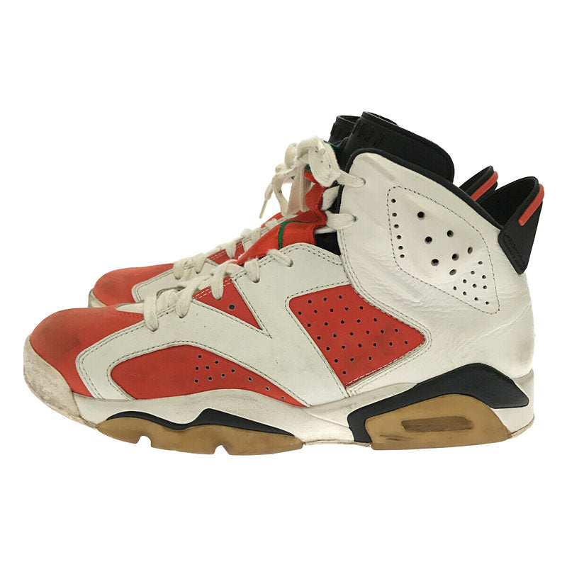 NIKE | AIR JORDAN 6 RETRO 384664-145 Air Jordan Retro Sneakers | 27.5 | SUMMIT WHITE/TEAM ORANGE-BLACK | Men's