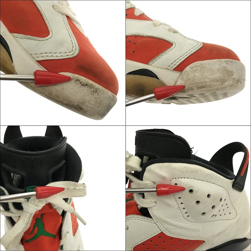 NIKE | AIR JORDAN 6 RETRO 384664-145 Air Jordan Retro Sneakers | 27.5 | SUMMIT WHITE/TEAM ORANGE-BLACK | Men's