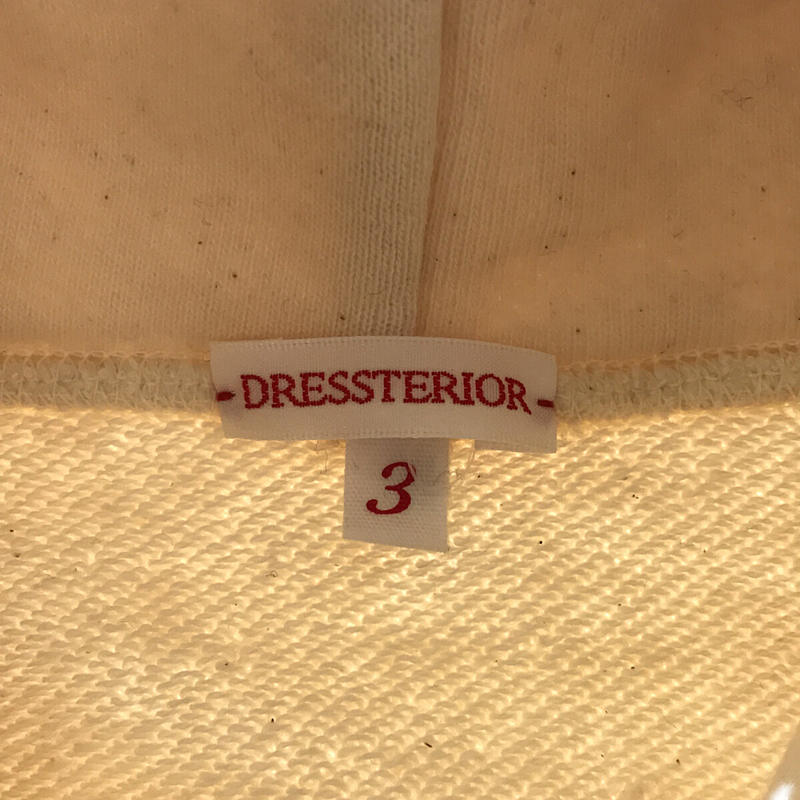DRESSTERIOR / ドレステリア | 吊り裏毛ライトプルオーバー | 3 | – KLD