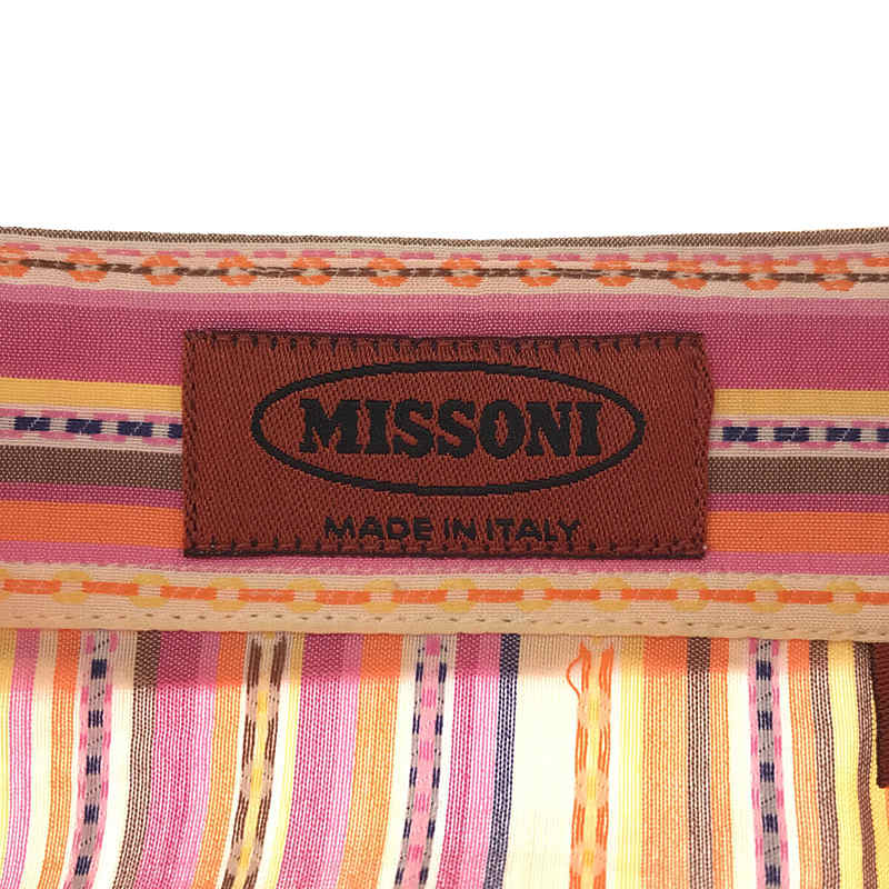 MISSONI / ミッソーニ | コットンシルク オーバーサイズ 総柄シャツ