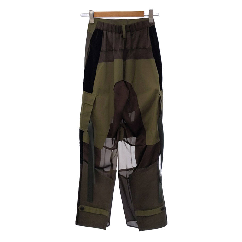 sacai / サカイ | 2020SS | Combo Cargo Trousers パッチワーク カーゴ