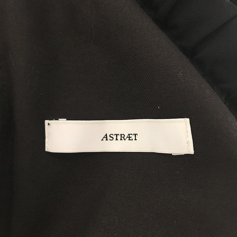 [新] ASTRAET |拉鍊下擺，修身休閒褲 | 1 |黑色 |女性的