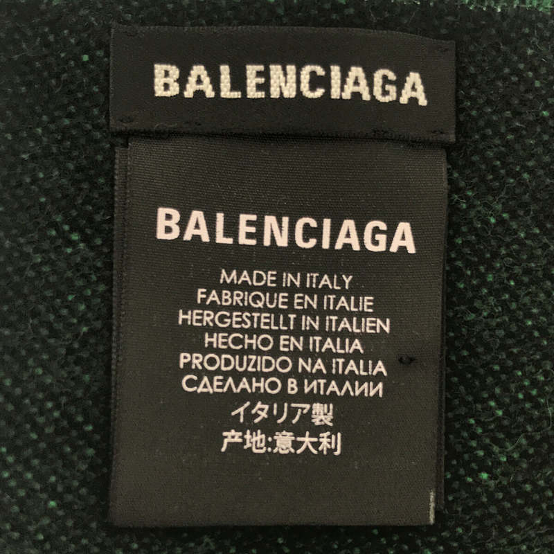 BALENCIAGA / バレンシアガ | イタリア製 ジャガード ロゴ ウール