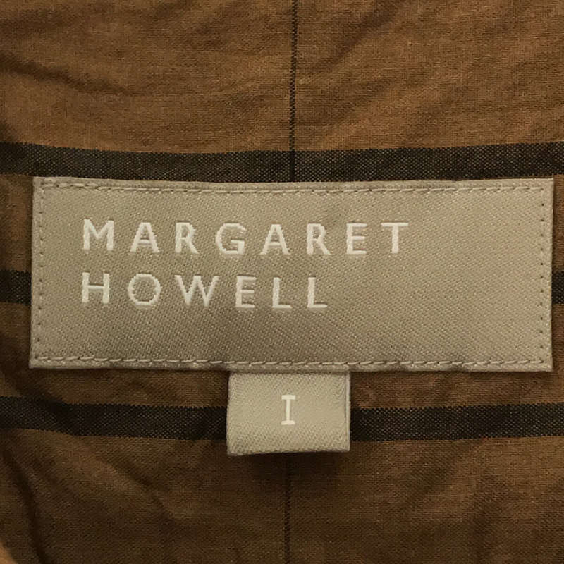 MARGARET HOWELL / マーガレットハウエル | コットン シルク チェック