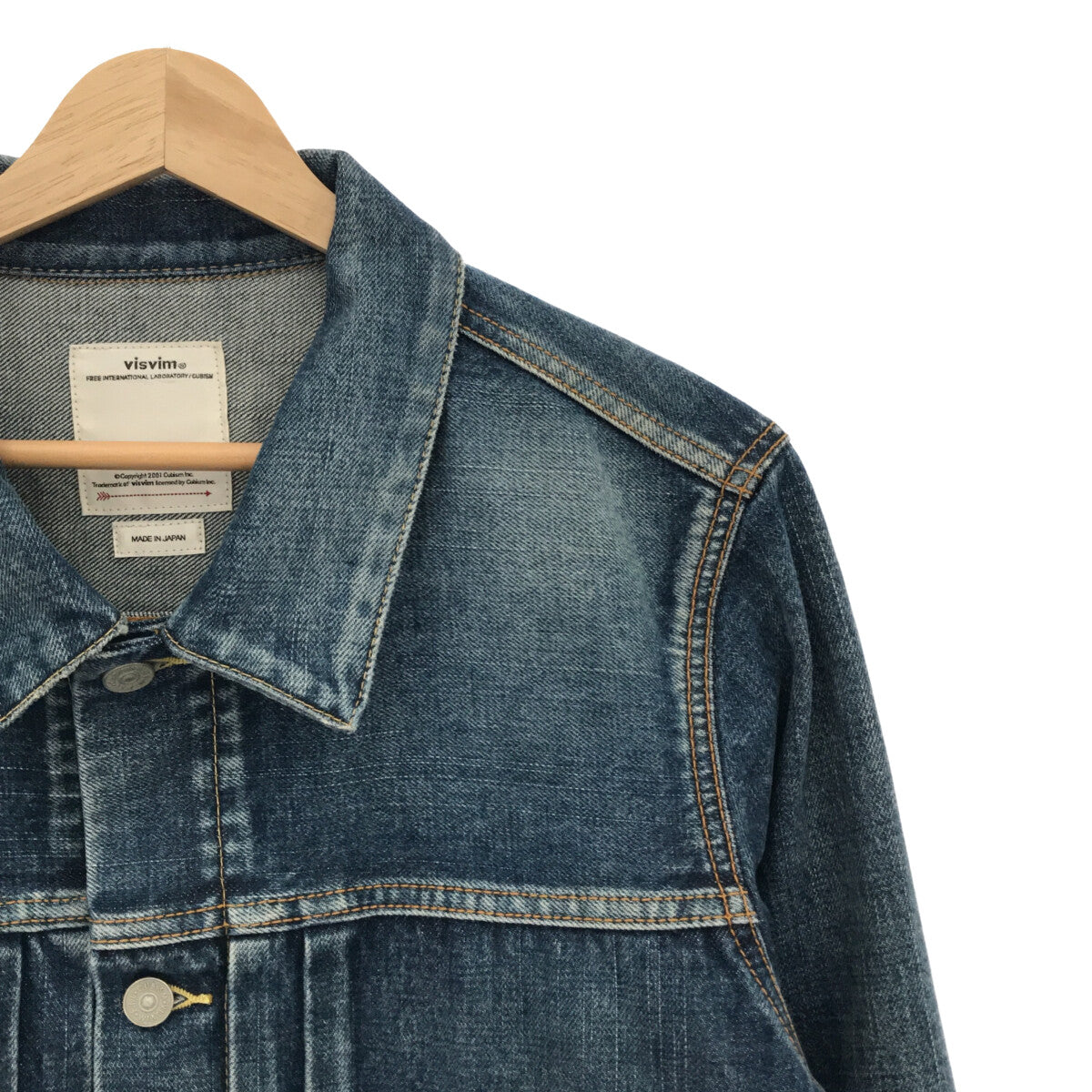 説明文通りお値下げ不可です[美品]VISVIM D1001 DENIM JACKET デニムジャケット