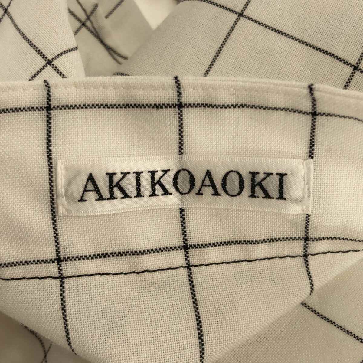 AKIKOAOKI / アキコアオキ | 2021SS | リネン サイドリボン バルーン ...
