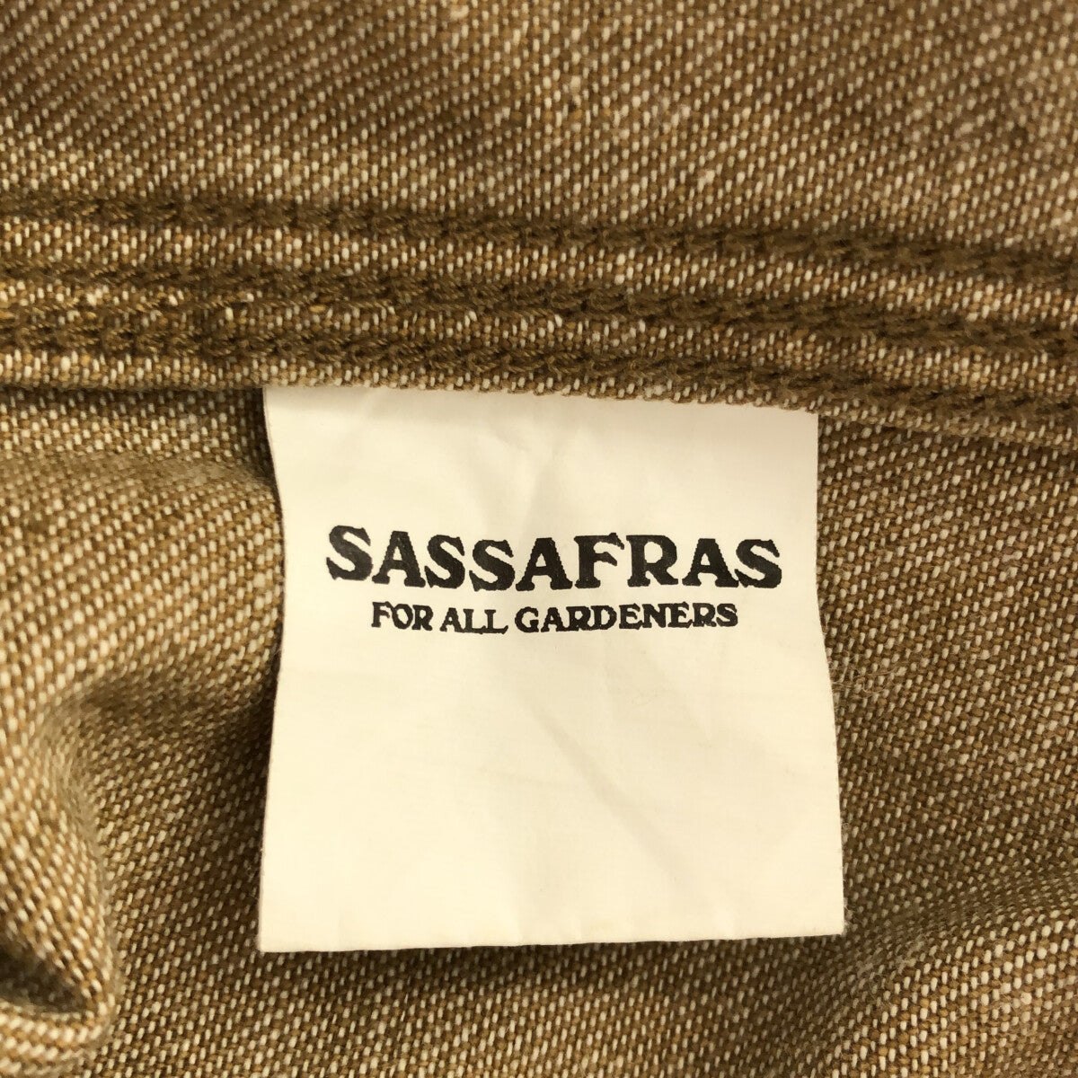 SASSAFRAS / ササフラス   GARDENER SHIRT ガーデナーシャツ   M   – KLD