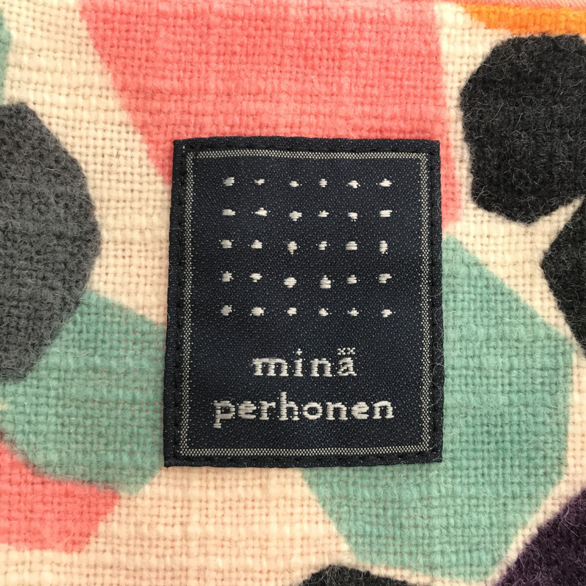 mina perhonen / ミナペルホネン | mosaic / 総裏地 ハンドトート ミニバッグ | マルチカラー | レディース