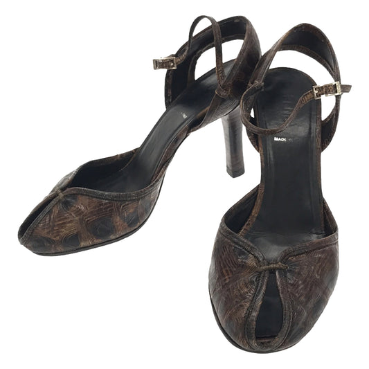 FENDI | Strappy open toe sandals | 35 1/2 | Brown | Women's