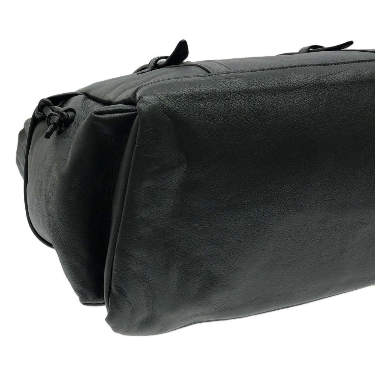 [新品] GUCCI | 725664 / 抽繩皮革手提包 / GG 襯裡，全身標誌 |灰色 |女性的