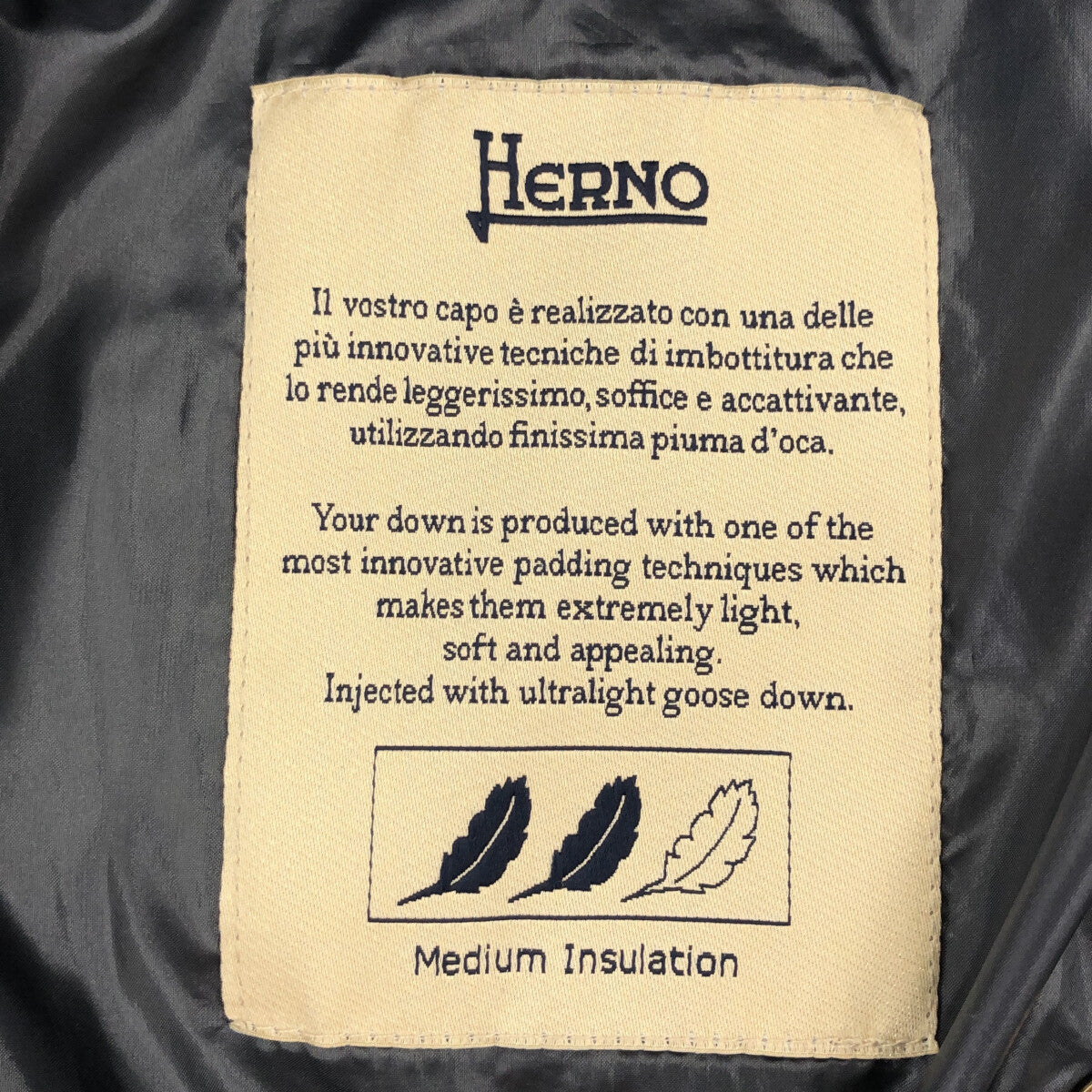 HERNO / ヘルノ | ICONICO イコニコ ハイネック 7分袖 ダウン