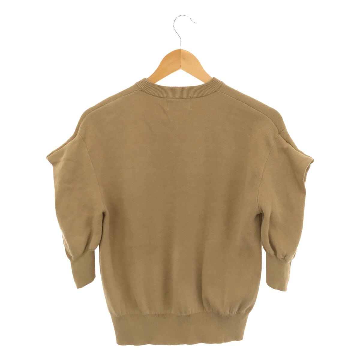 CLANE / クラネ | SQUARE TUCK SLEEVE KNIT TOPS / スクエアタック