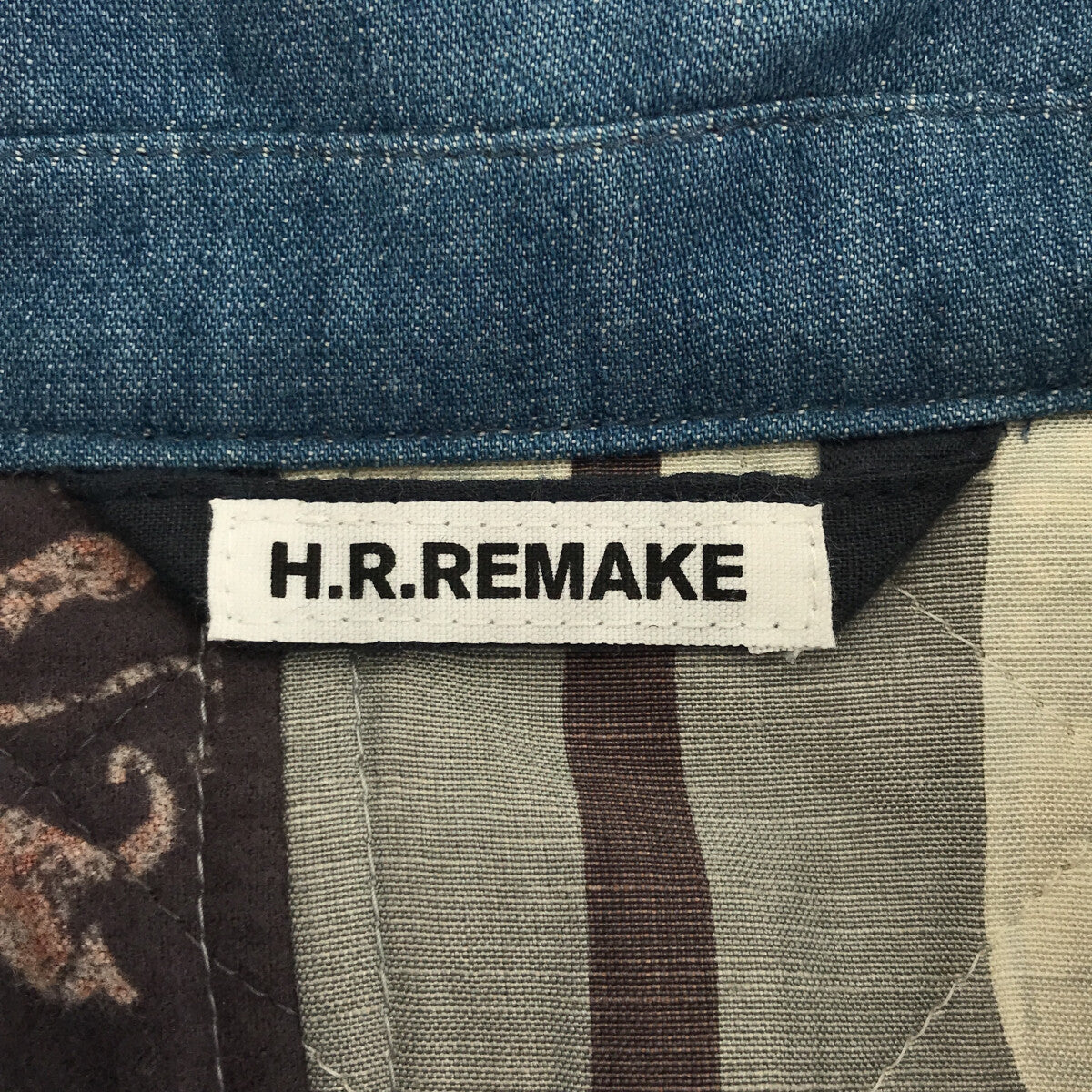HRM リメイクパッチワークジャケット