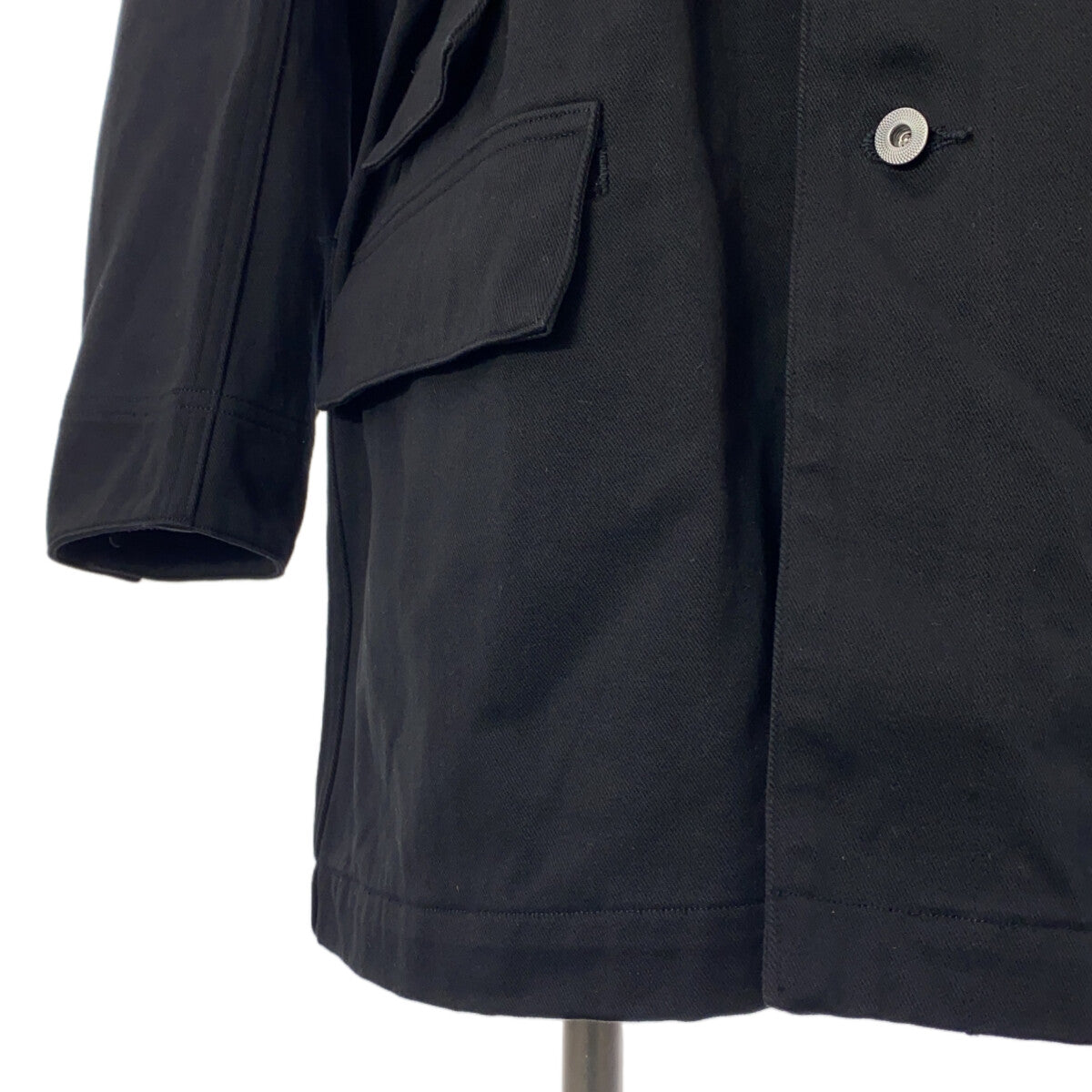 【新品】 TAIGA TAKAHASHI / タイガタカハシ | LOT.401 COTTON BELTED ENGINEER COAT コットン  ベルテッド エンジニアコート | 36 | ブラック | メンズ