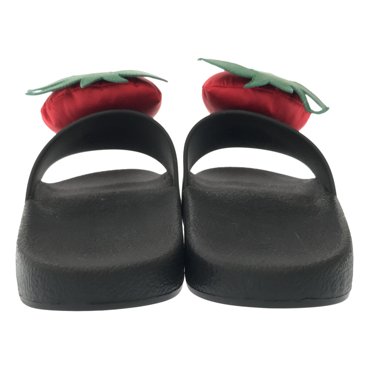 [新] JW Anderson |草莓圖案平底涼鞋 |尺寸 37 |黑色 |女性的