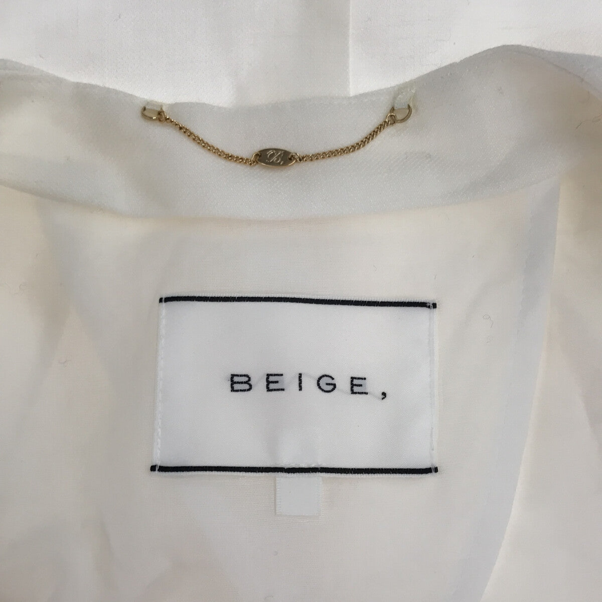 BEIGE， / ベイジ | リネン混 テーラードジャケット | 2 | ホワイト | レディースその他