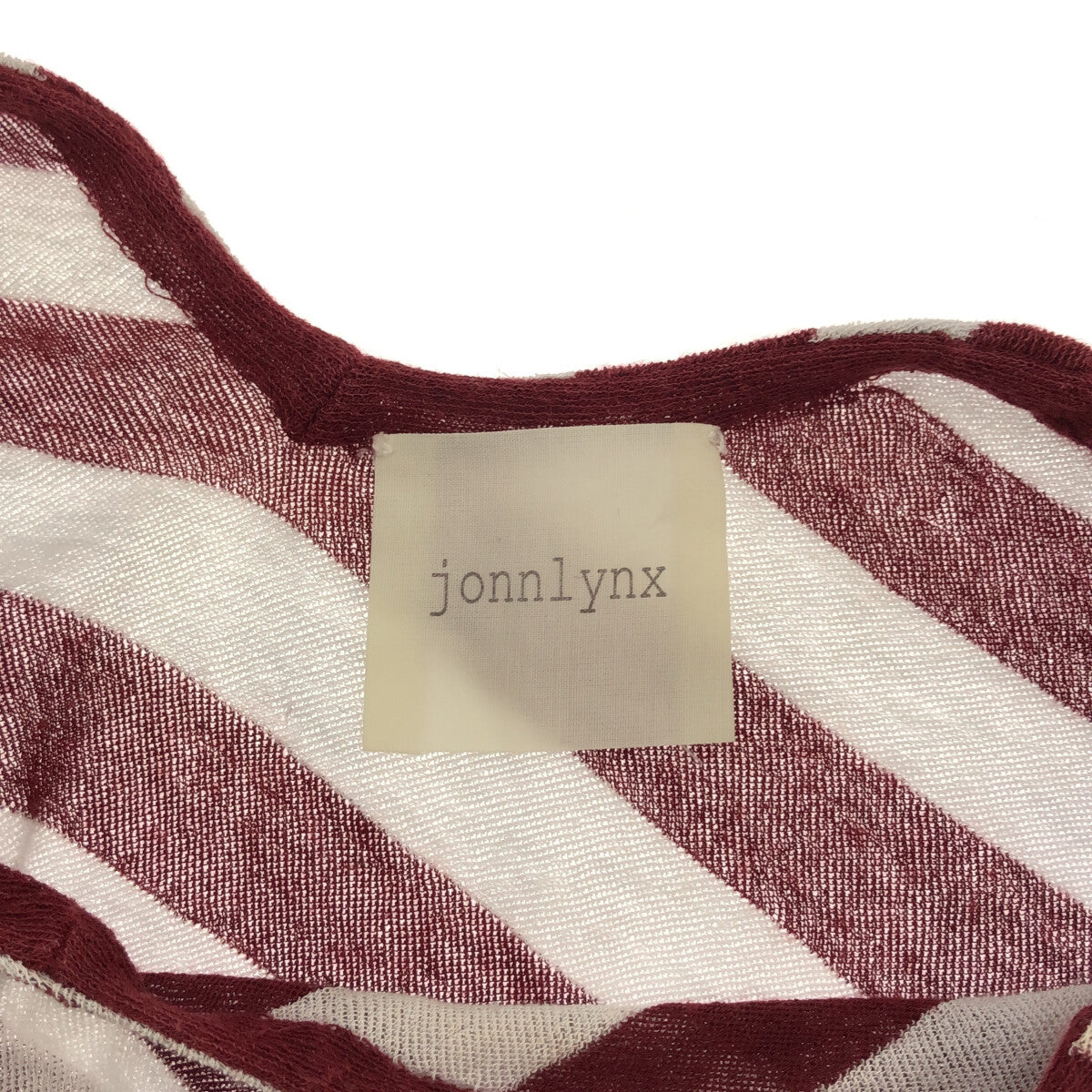 jonnlynx / ジョンリンクス | コットン ボーダートップス |