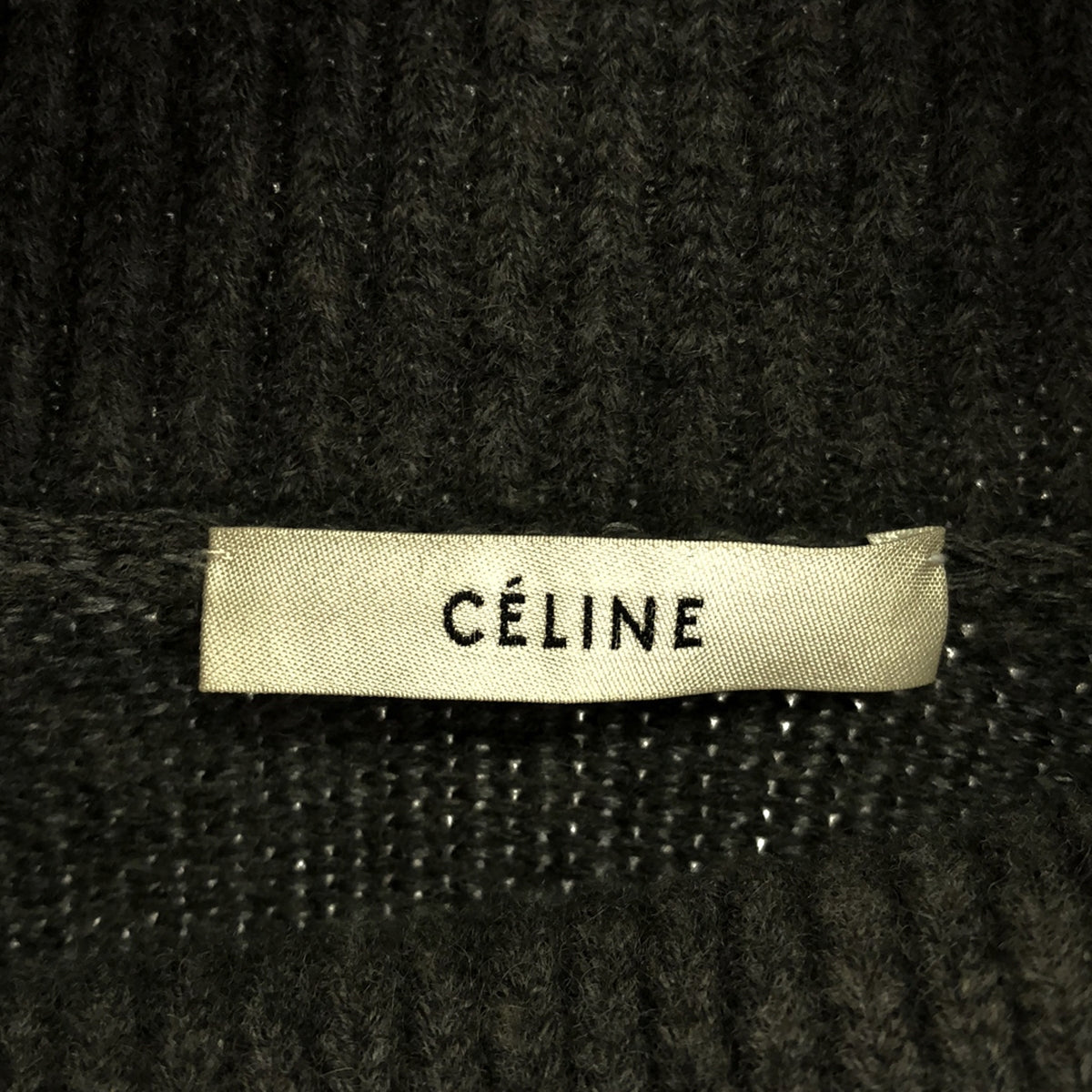 CELINE / セリーヌ | フィービー期 ハイネックチャンキーニット | XS