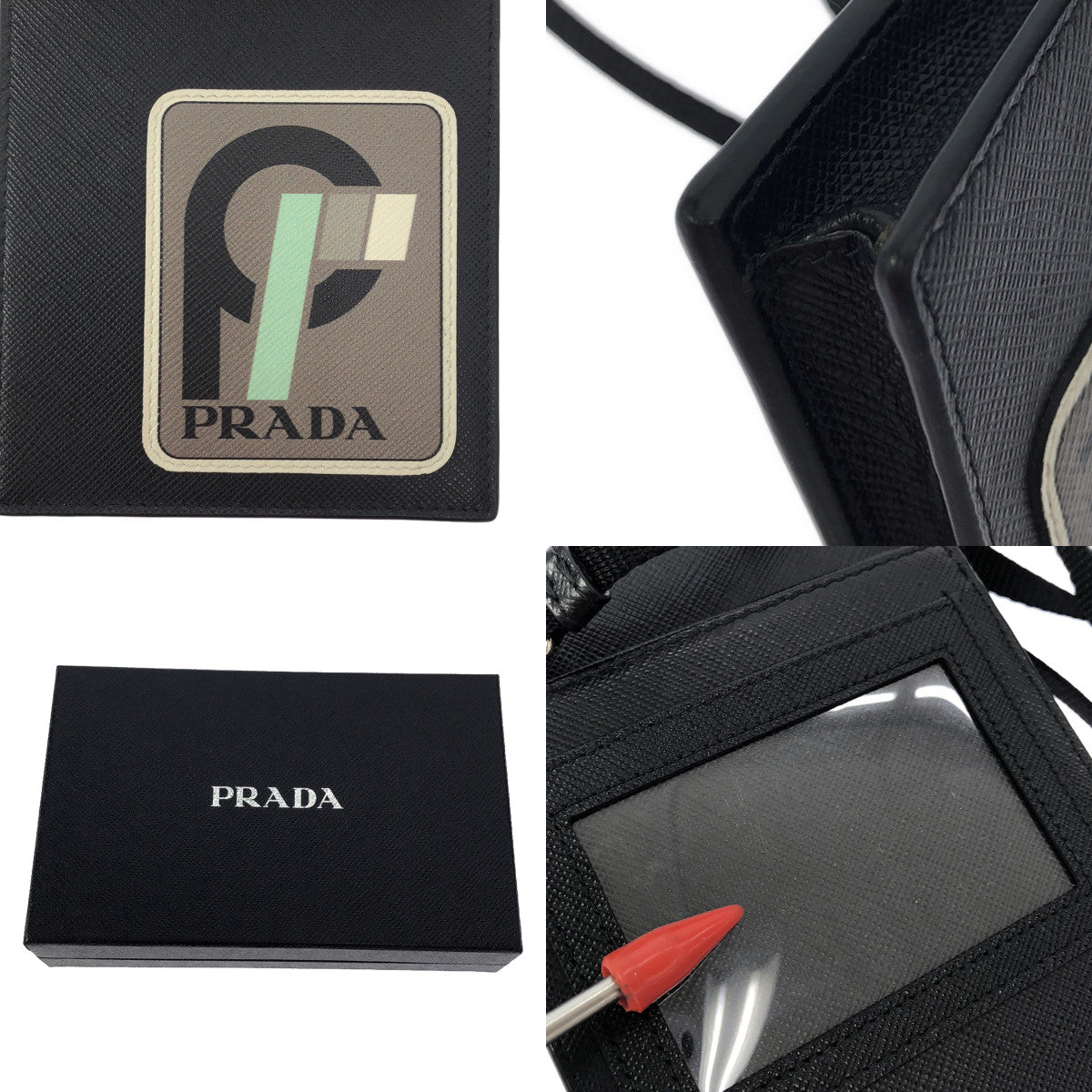 プラダ PRADA サフィアーノレザー スマホショルダー 2ZH068