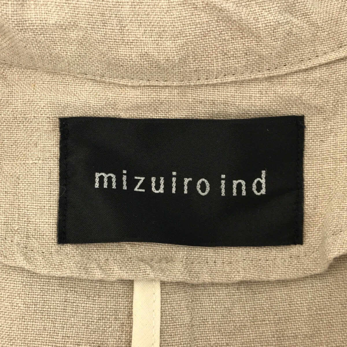 mizuiroind / ミズイロインド | リネン ロングシャツワンピース
