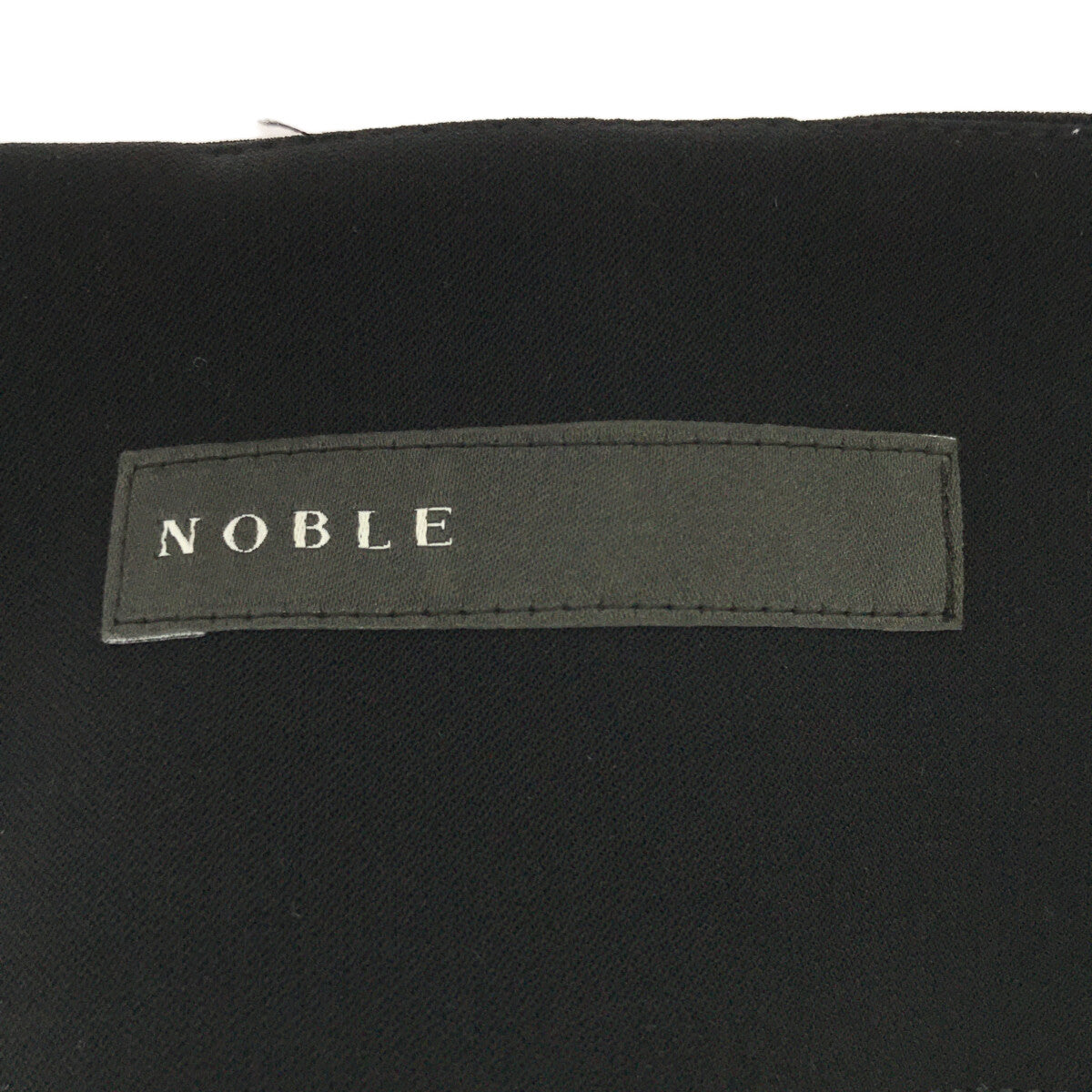 【美品】  NOBLE / ノーブル | 2022AW | ジャージーライクカラータイトスカート | 38 | ブラック | レディース