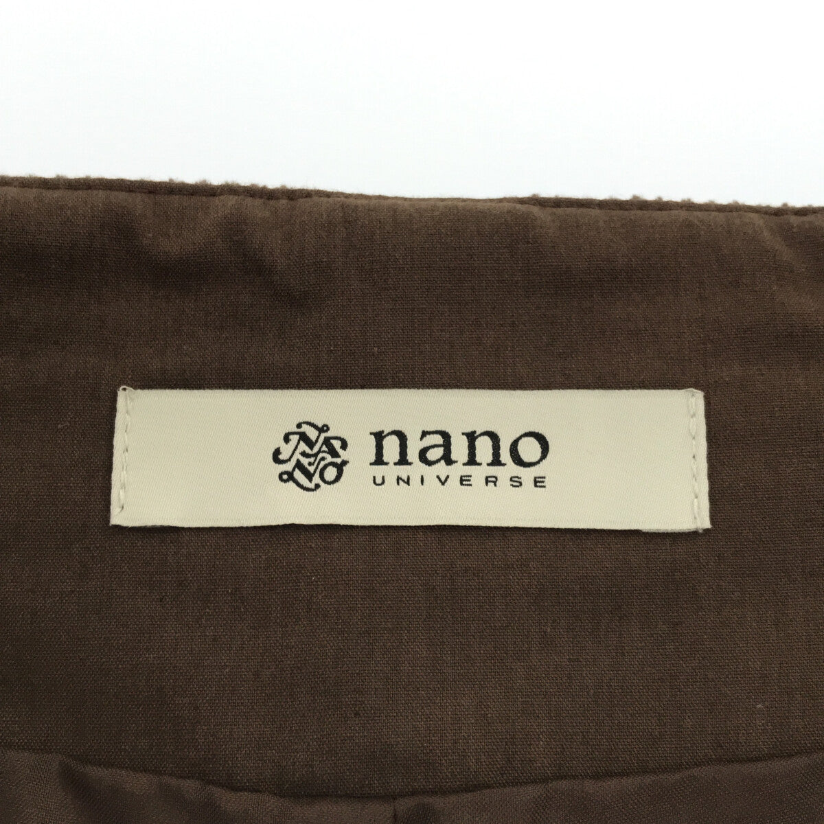 NANO universe / ナノユニバース | 総裏地 コーデュロイ ワイドパンツ