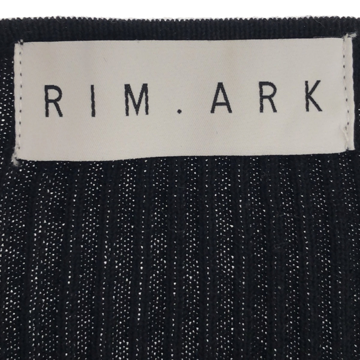RIM.ARK / リムアーク | Rib knit slim tops ニット | F | レディース