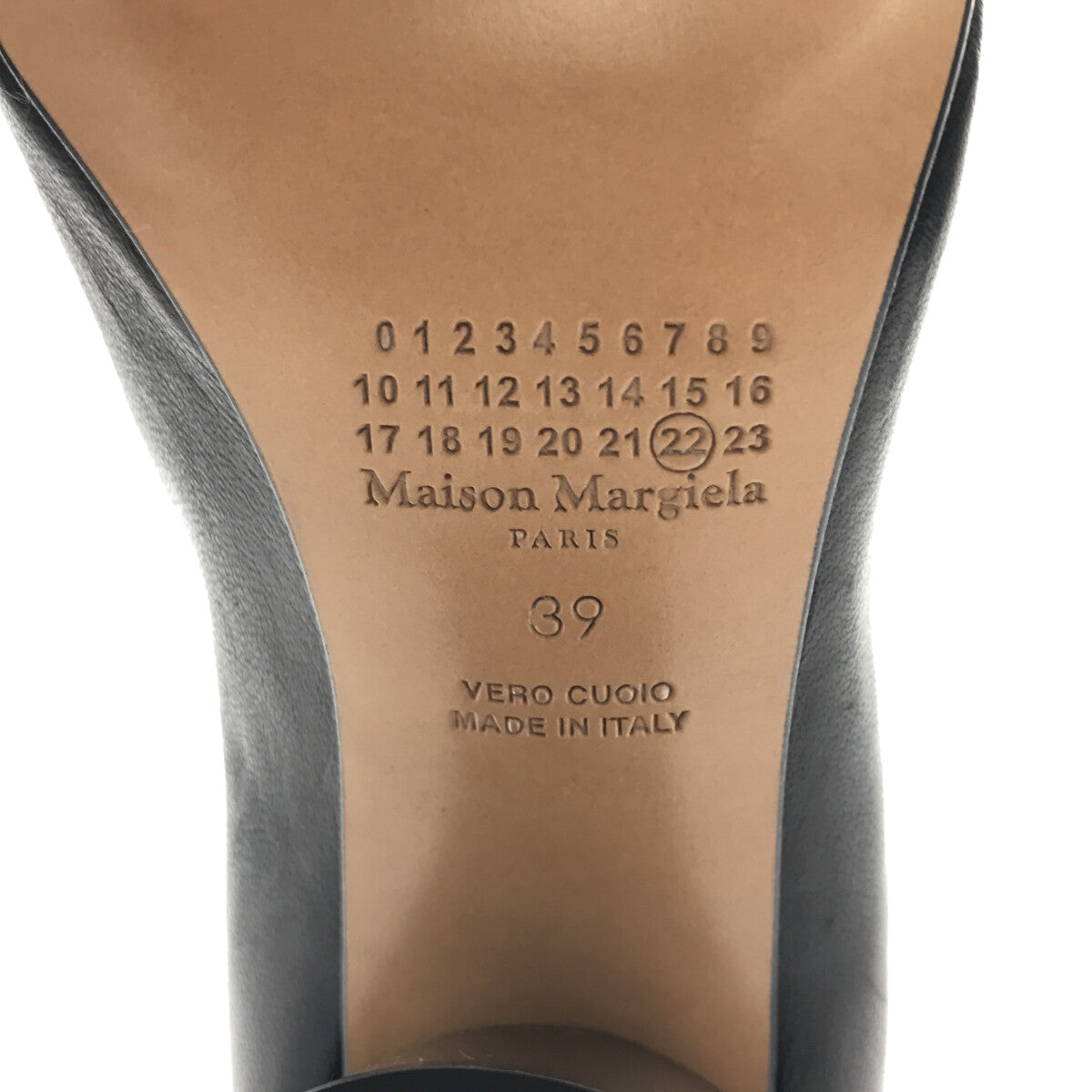 【新品】  Maison Margiela / メゾンマルジェラ | TABI PUMPS スタラップレザーパンプス | 39 | ブラック | レディース