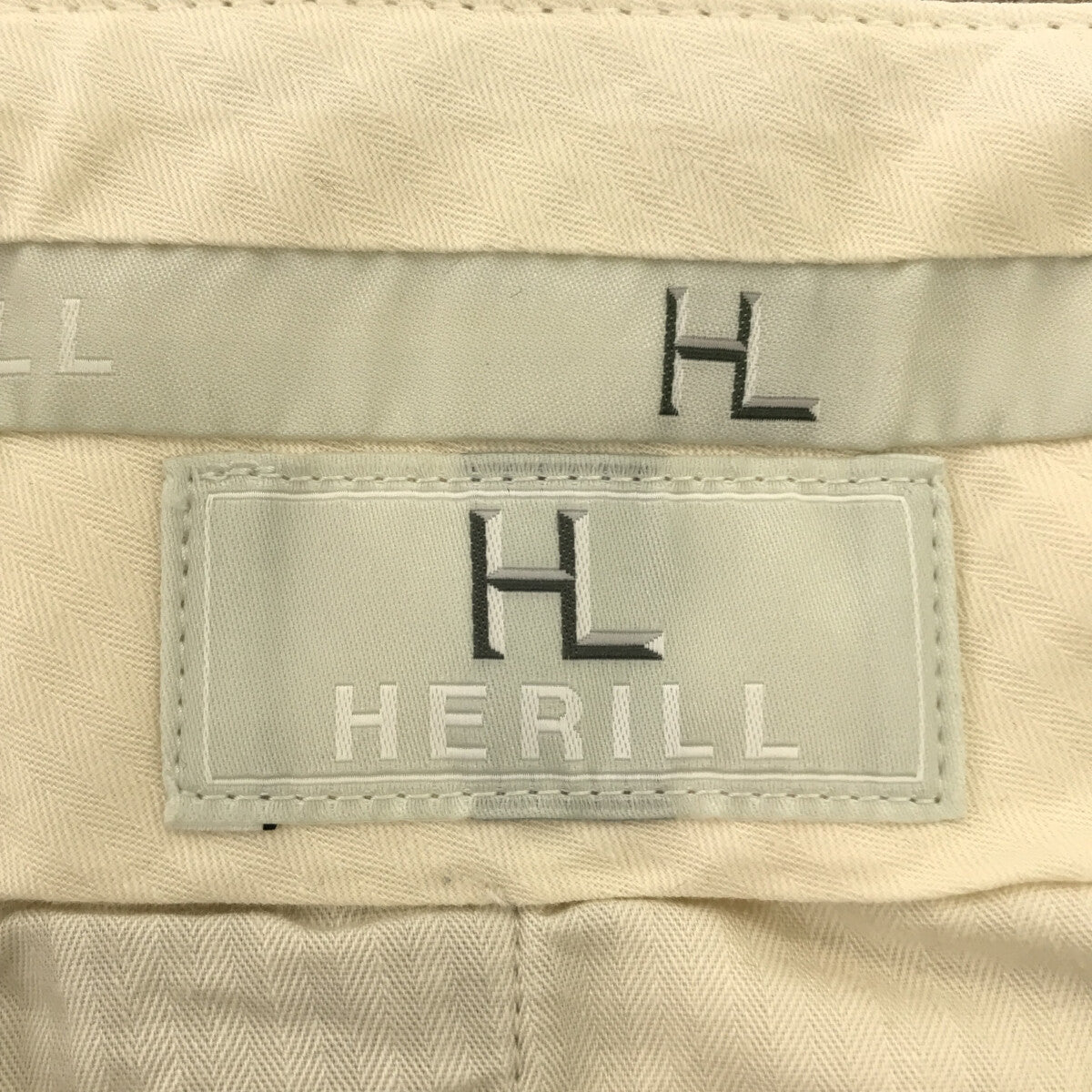 HERILL / ヘリル | 2020AW | CASHMERE CHINO PANTS コットン カシミヤ 2タック チノパンツ | 1 |