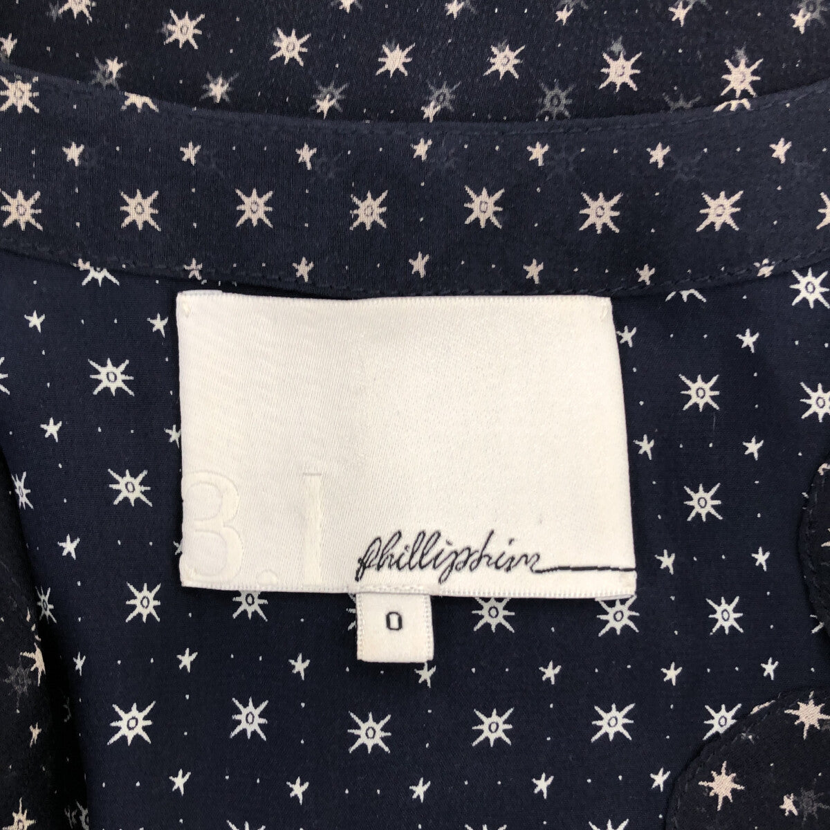3.1 Phillip Lim |絲綢全印花拼接無袖連身裙 | 0 |女性的
