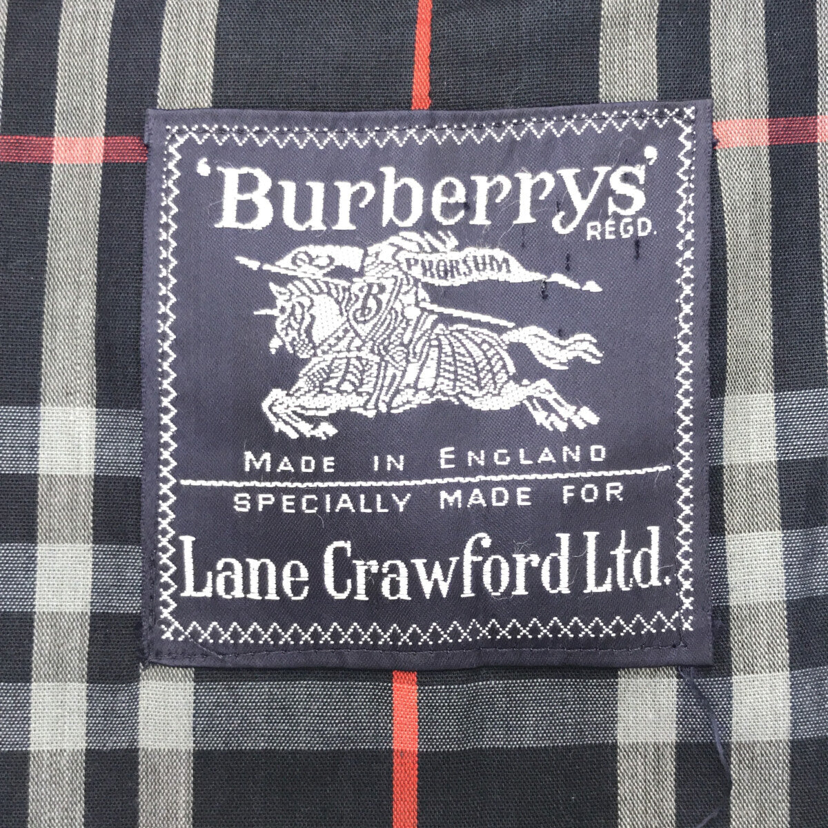 Burberrys / バーバリー | 80s〜 ヴィンテージ Lane Crawford Ltd別注 