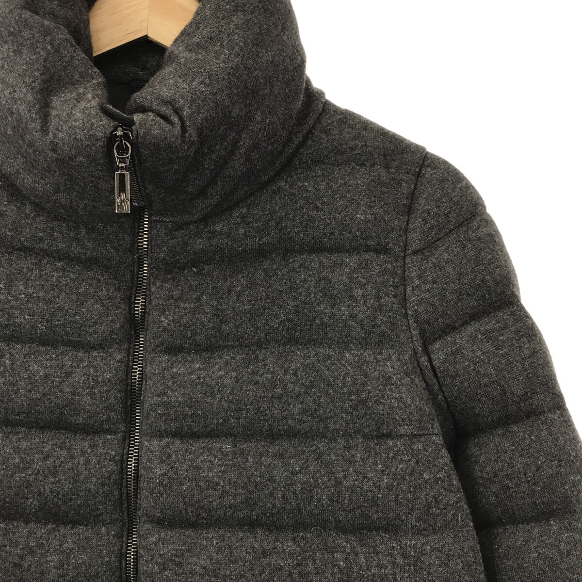 MONCLER / モンクレール | LEUCATE ルカット ウール ダウンコート | 0 | グレー | レディース