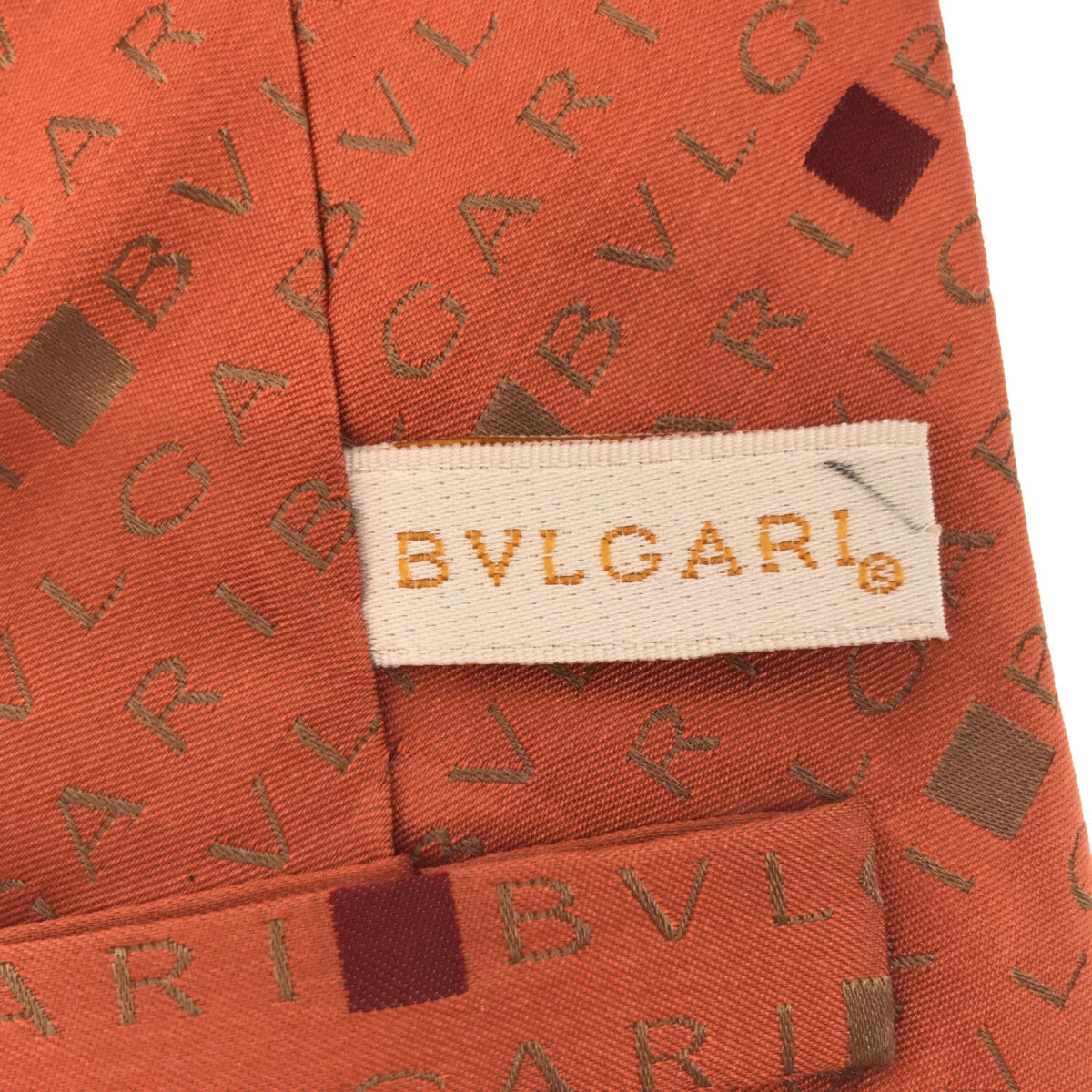 BVLGARI / ブルガリ | シルク ロゴ 総柄 ネクタイ | – KLD