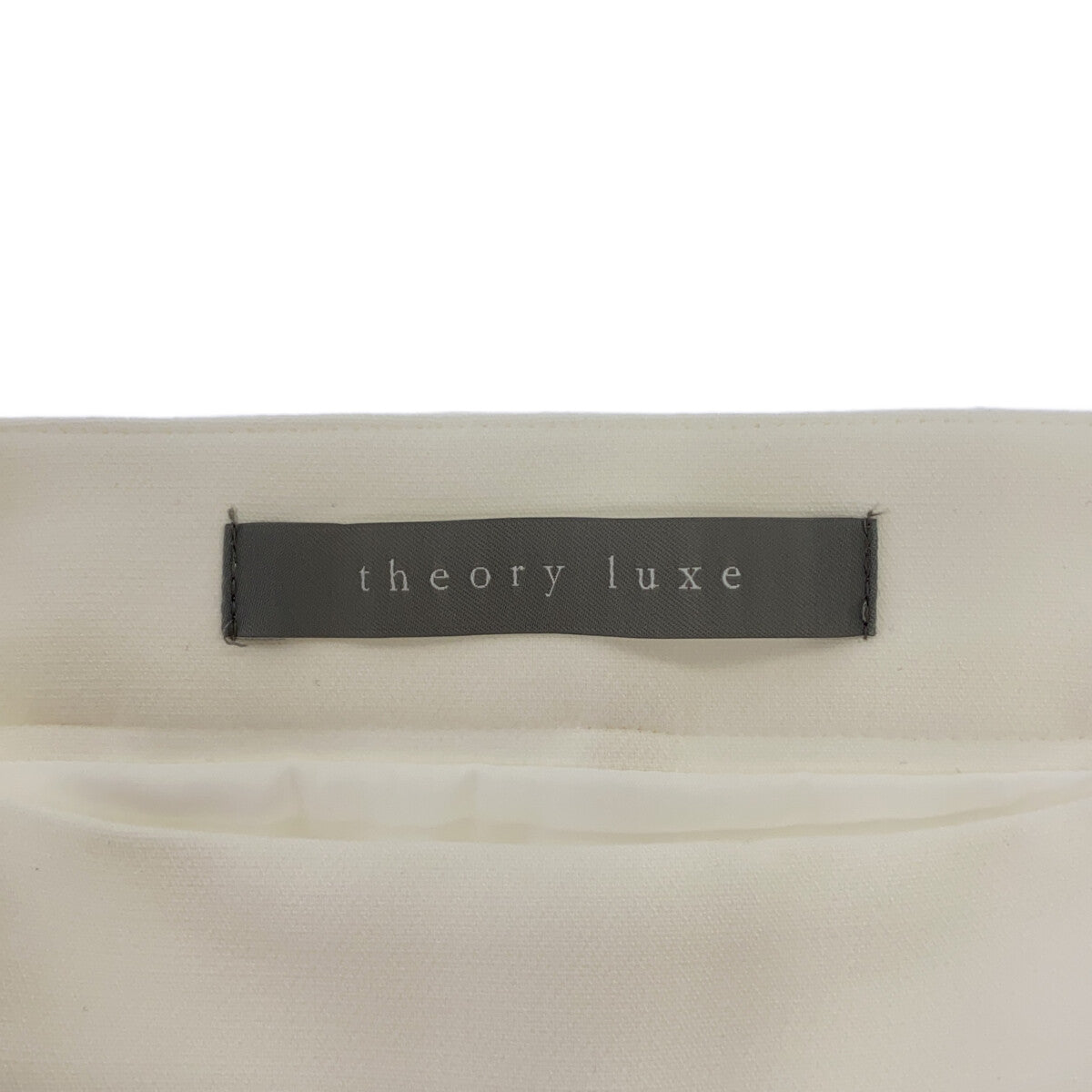 theory luxe / セオリーリュクス | Cosimo Lozel str ピンタックスカート | 32 | アイボリー | レディース