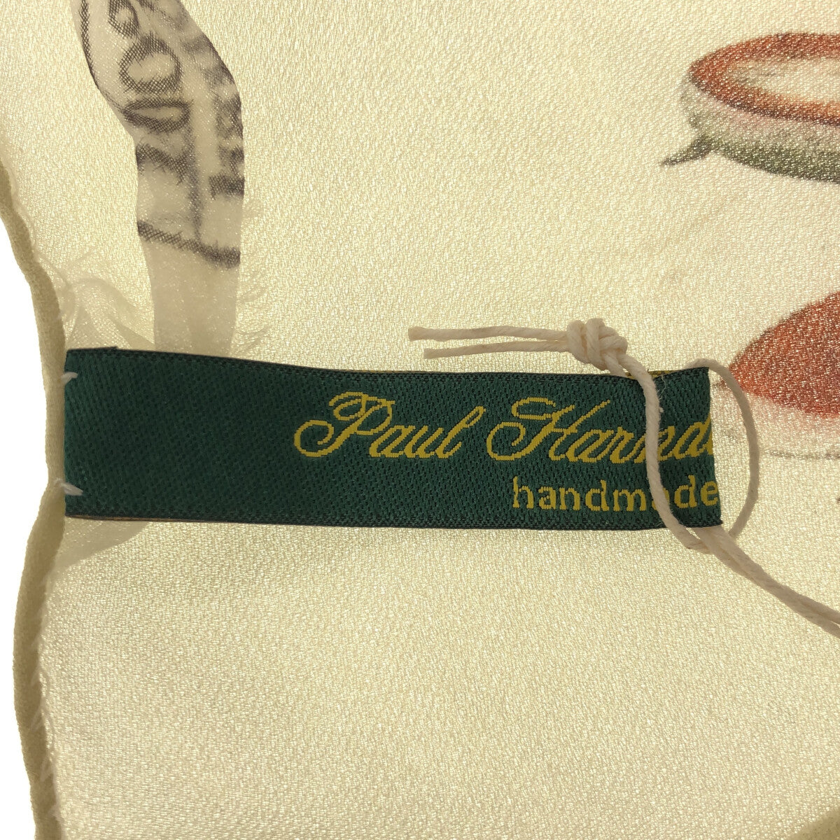 【新品】  Paul Harnden / ポールハーデン | Wide Scarf / silk 100％ シルク ワイド スカーフ | Print Silk