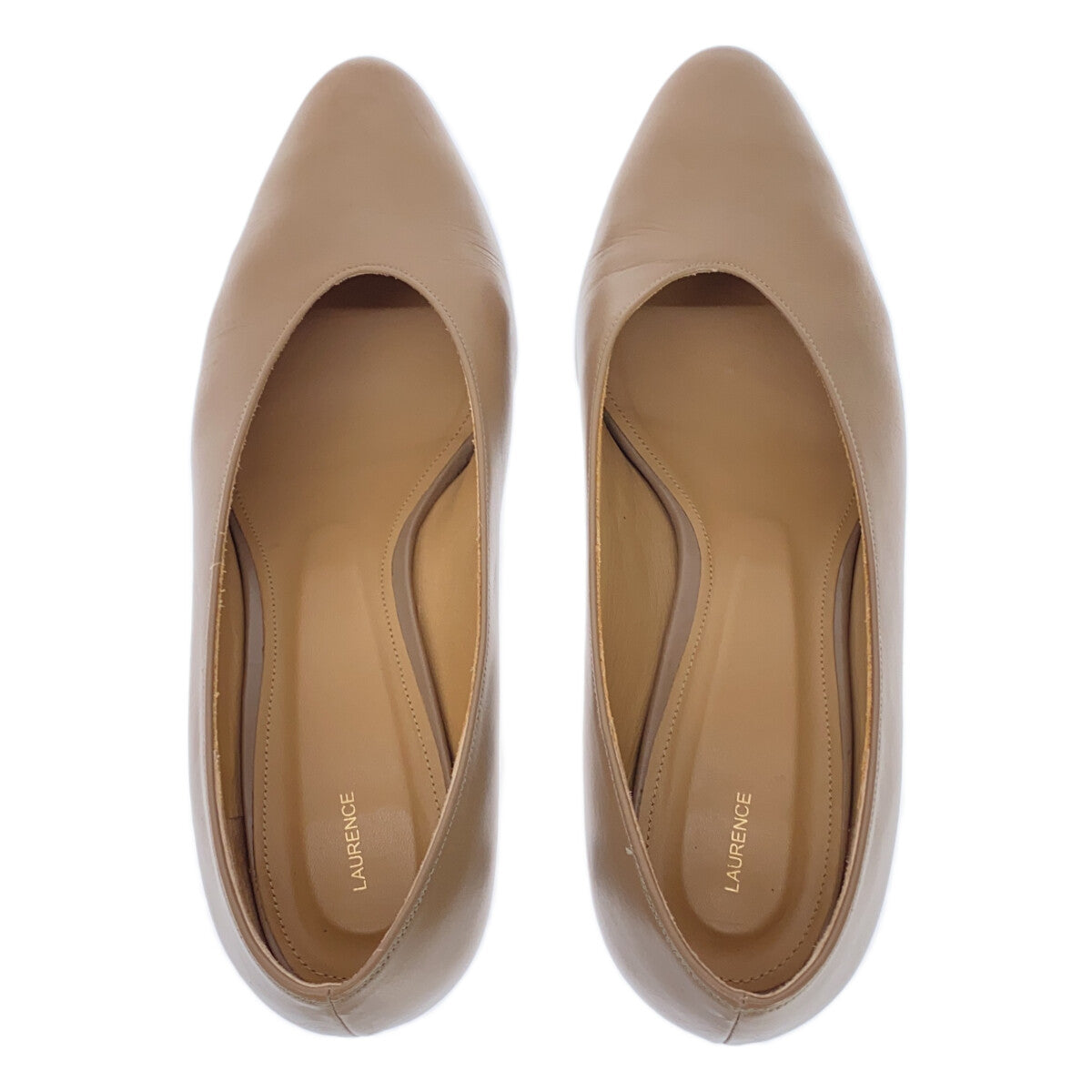 LAURENCE / 로랑스 | MOCK ARCH 40 펌프스 | 36 | 다크 베이지 | 여성