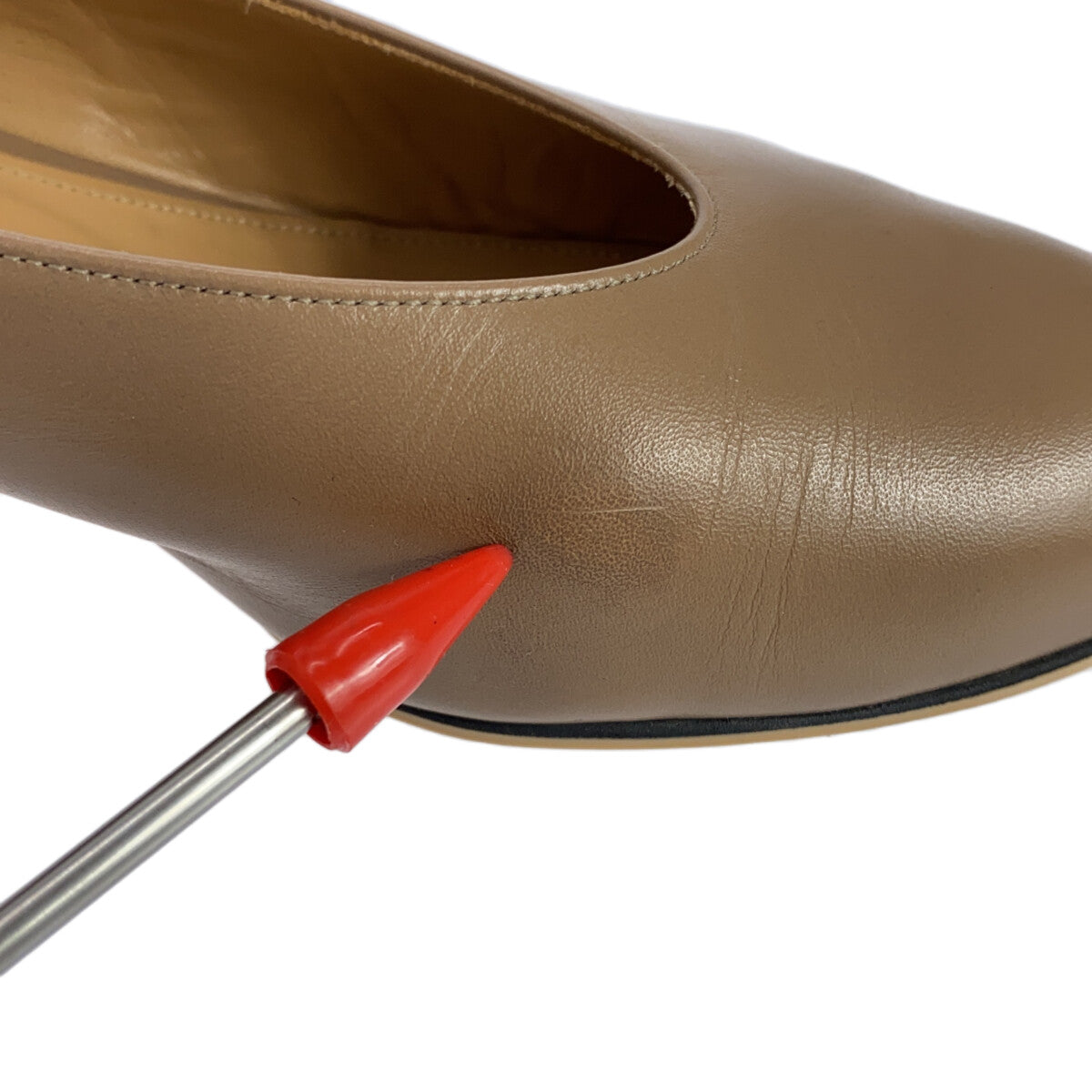 LAURENCE / 로랑스 | MOCK ARCH 40 펌프스 | 36 | 다크 베이지 | 여성