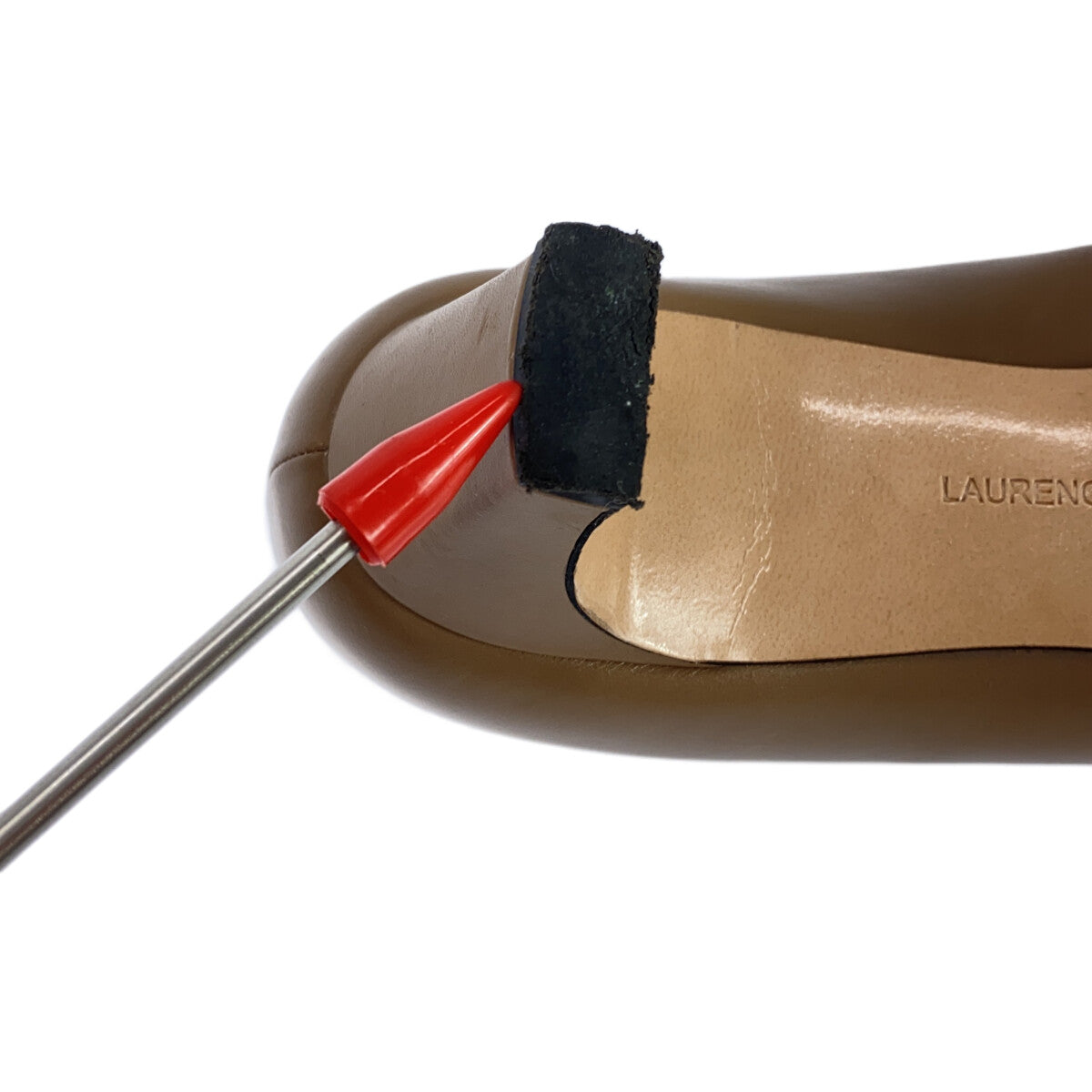 LAURENCE / 로랑스 | MOCK ARCH 40 펌프스 | 36 | 다크 베이지 | 여성