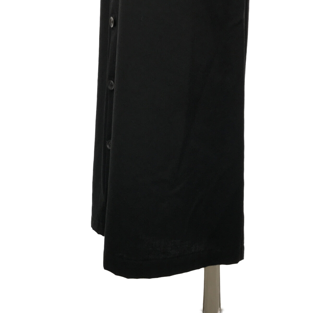 【美品】  Yohji Yamamoto FEMME / ヨウジヤマモトファム | サスペンダー付き サロペット サイドスリット アジャスター ワイドパンツ | ブラック | レディース