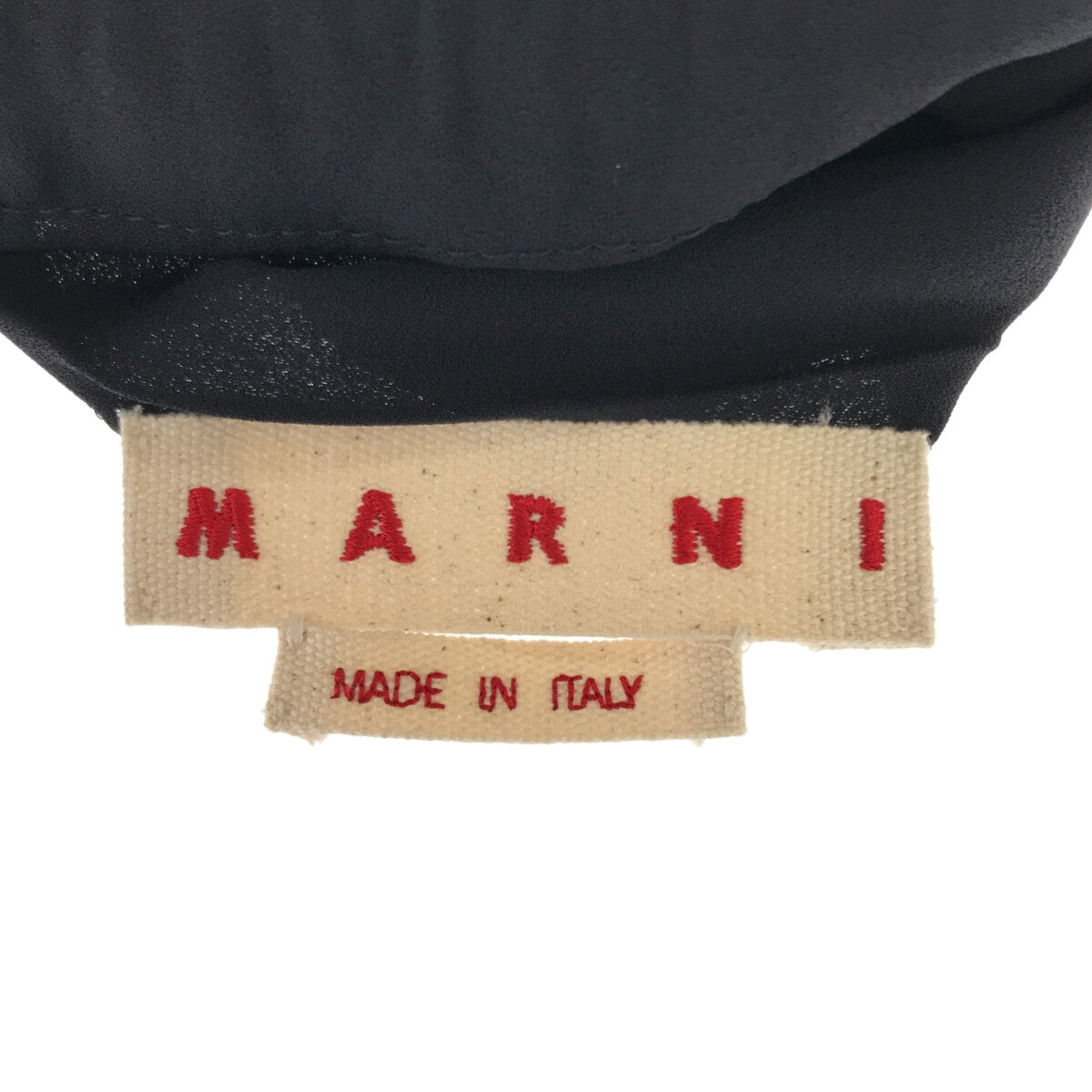 MARNI / マルニ | 2021AW | レーヨン バックリボンワンピース | 38 |