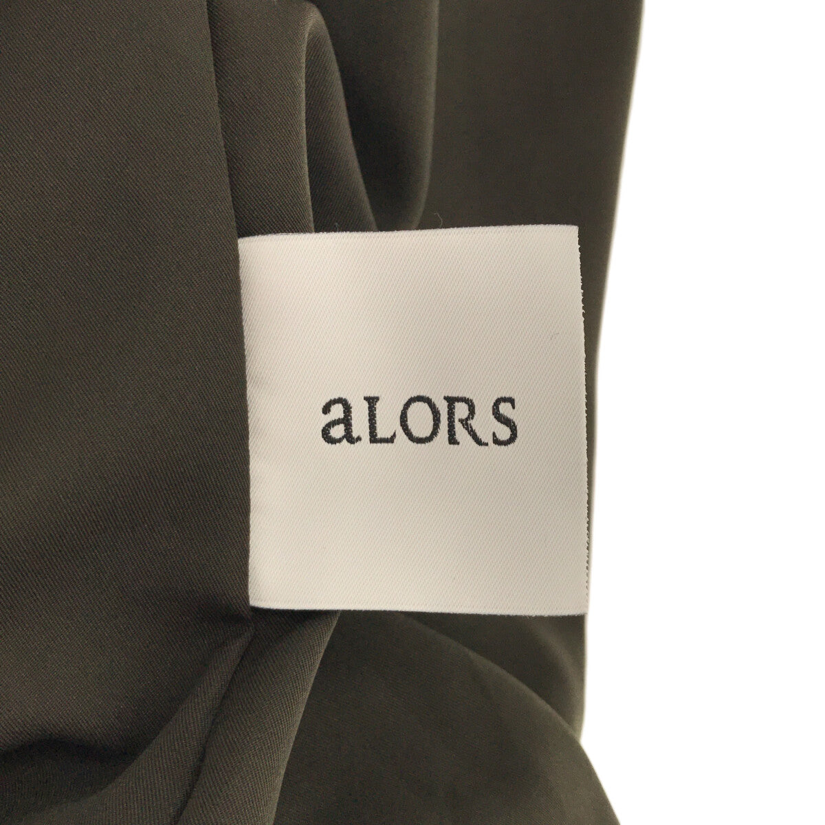 【美品】 aLORS / アロー | CONSTANCE コンスタンス ツイードジャケット | M-L | カーキ | レディース