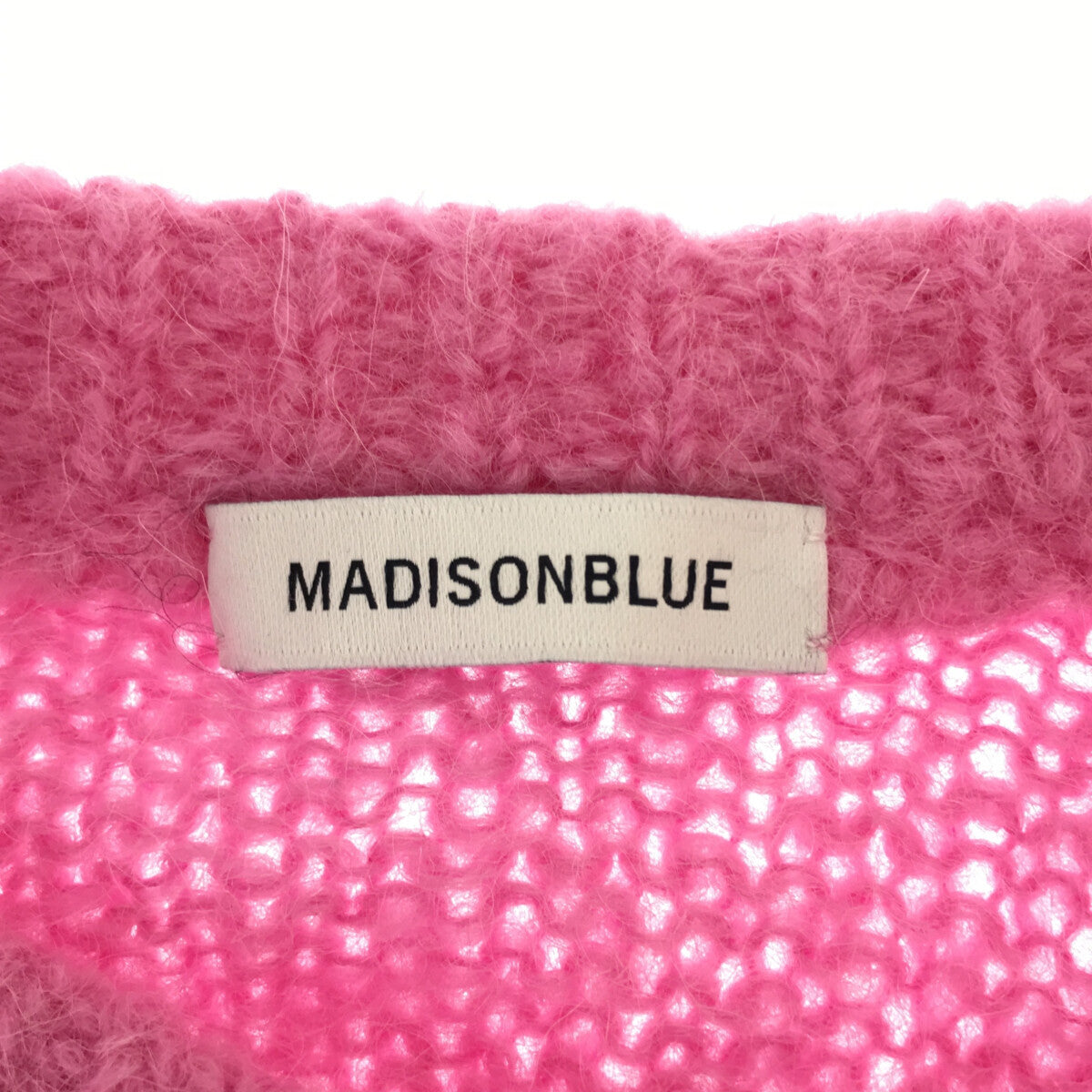 MADISON BLUE / マディソンブルー | PETIT CD MOHAIR / パールボタン モヘヤニットカーディガン | 01（S) |