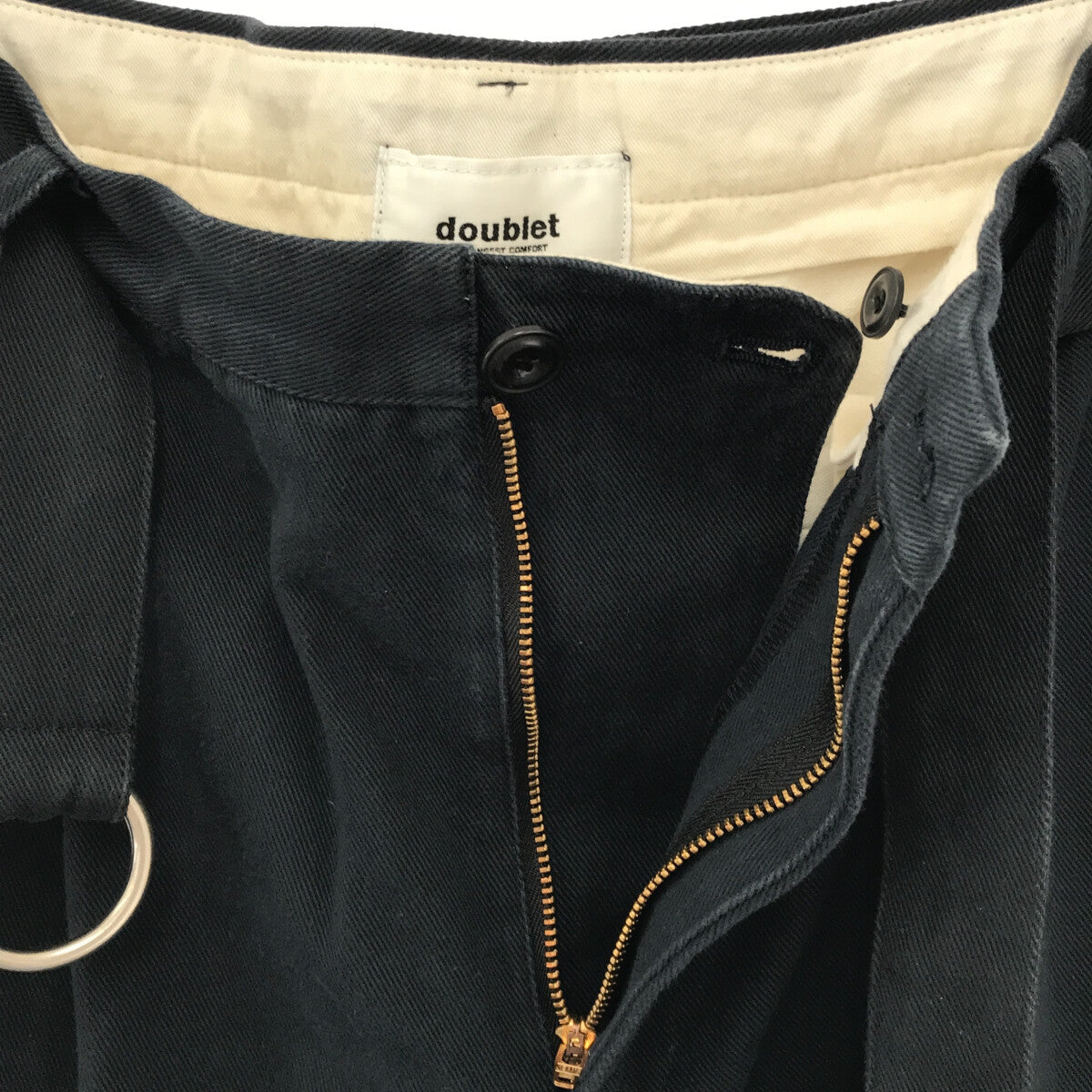 doublet / ダブレット | 2021SS | SILK CHINO WIDE TAPERED TROUSERS