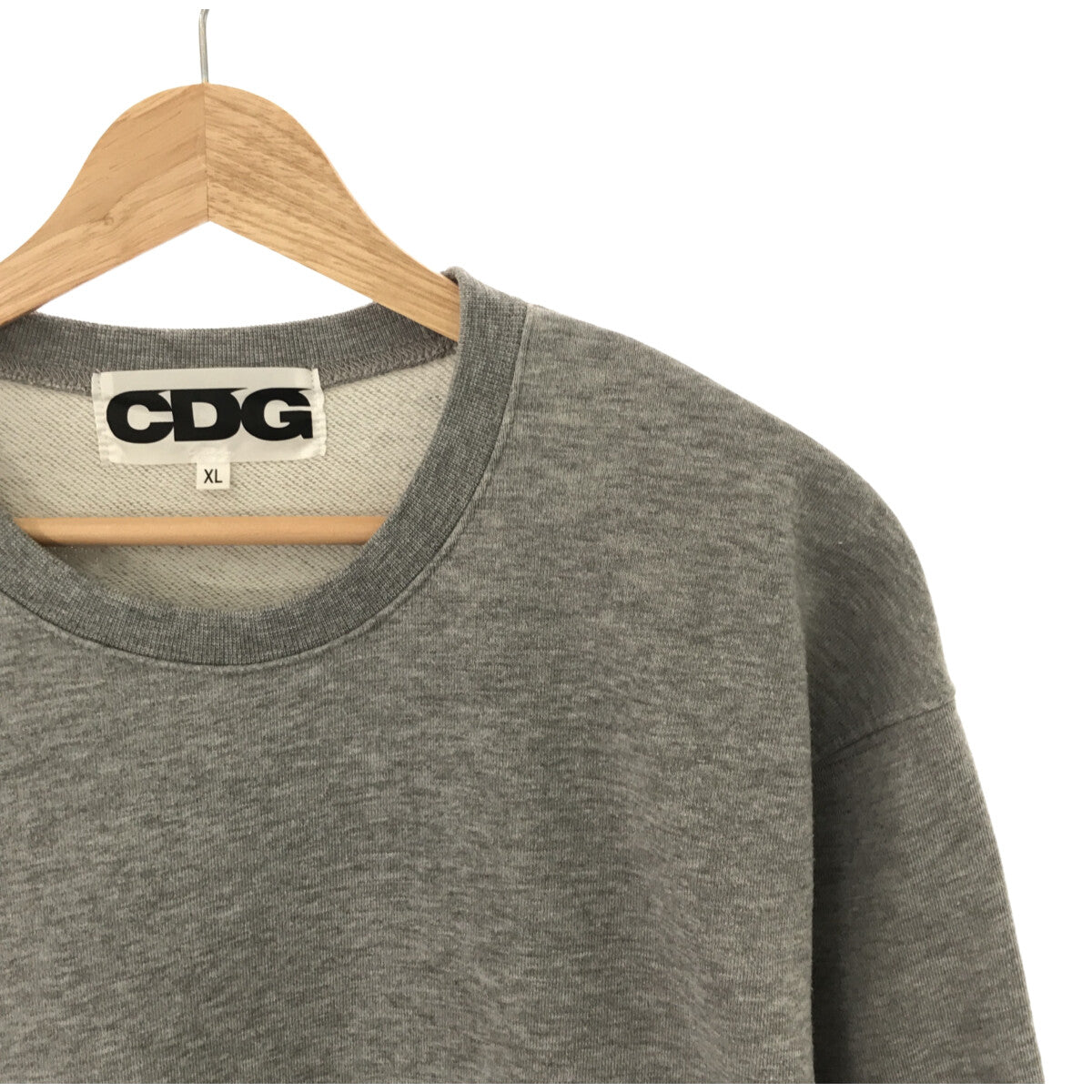 COMME des GARCONS / コムデギャルソン | AD2023 | CDG バックロゴ プリント クルーネック スウェット | XL |