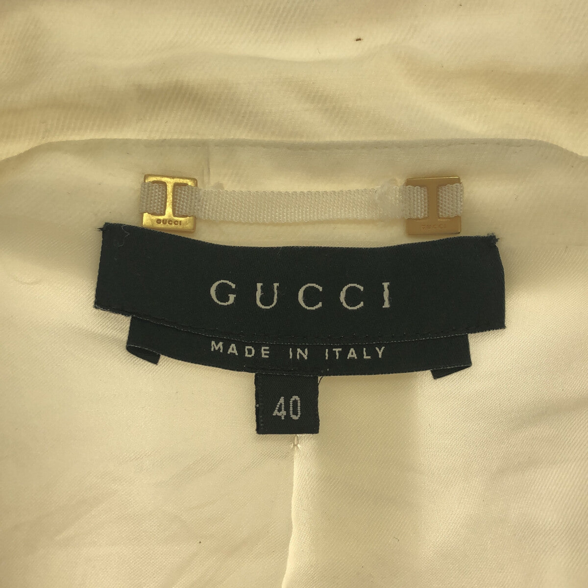 GUCCI / グッチ | コットンリネン 1B テーラードジャケット | 40 | – KLD