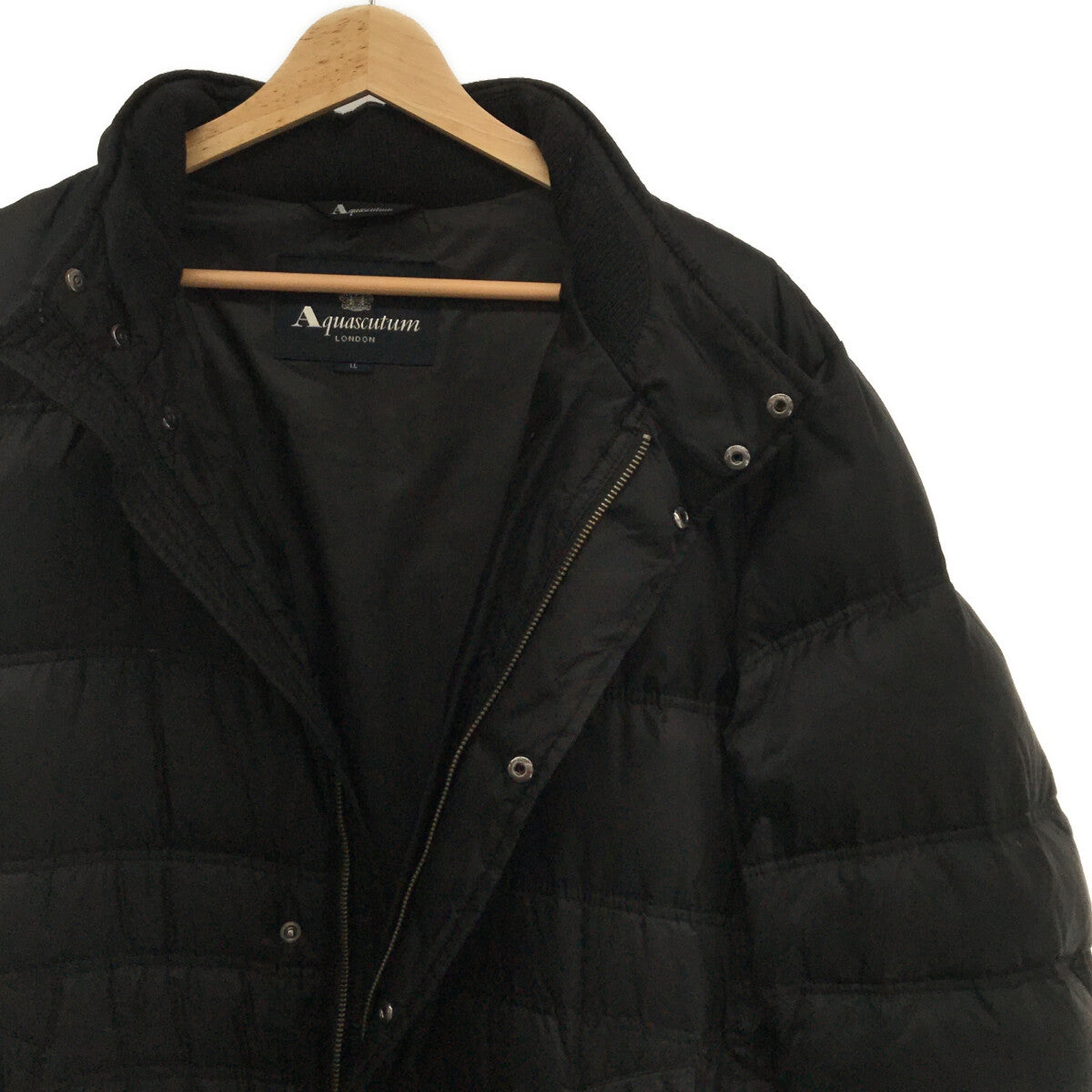 AQUASCUTUM / 아쿠아 스큐텀 | 다운 재킷 | LL | 블랙 | 여성