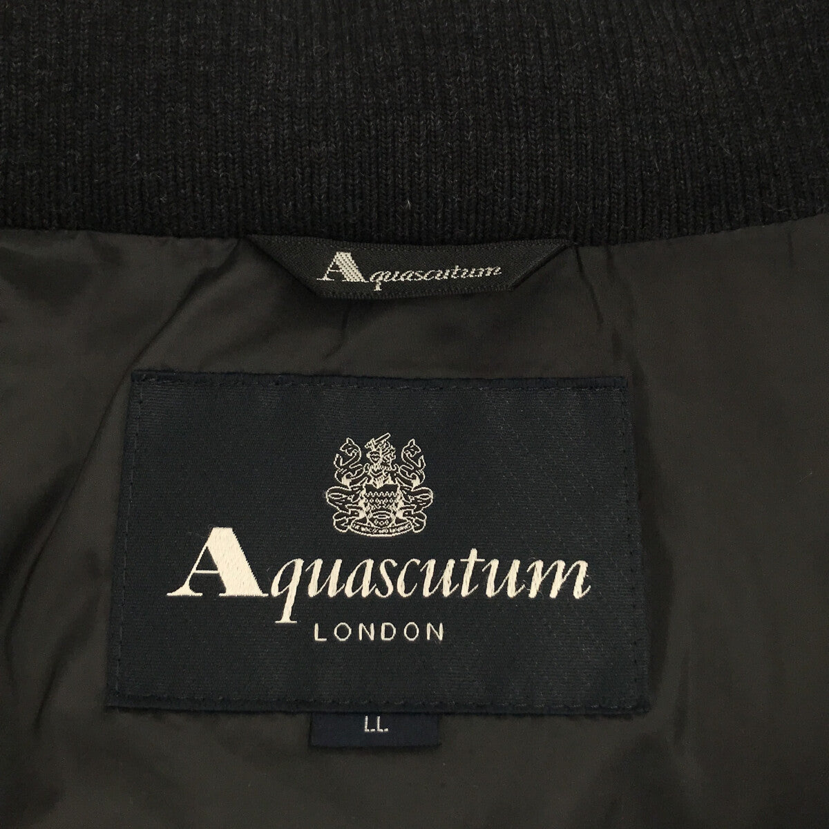 AQUASCUTUM / 아쿠아 스큐텀 | 다운 재킷 | LL | 블랙 | 여성