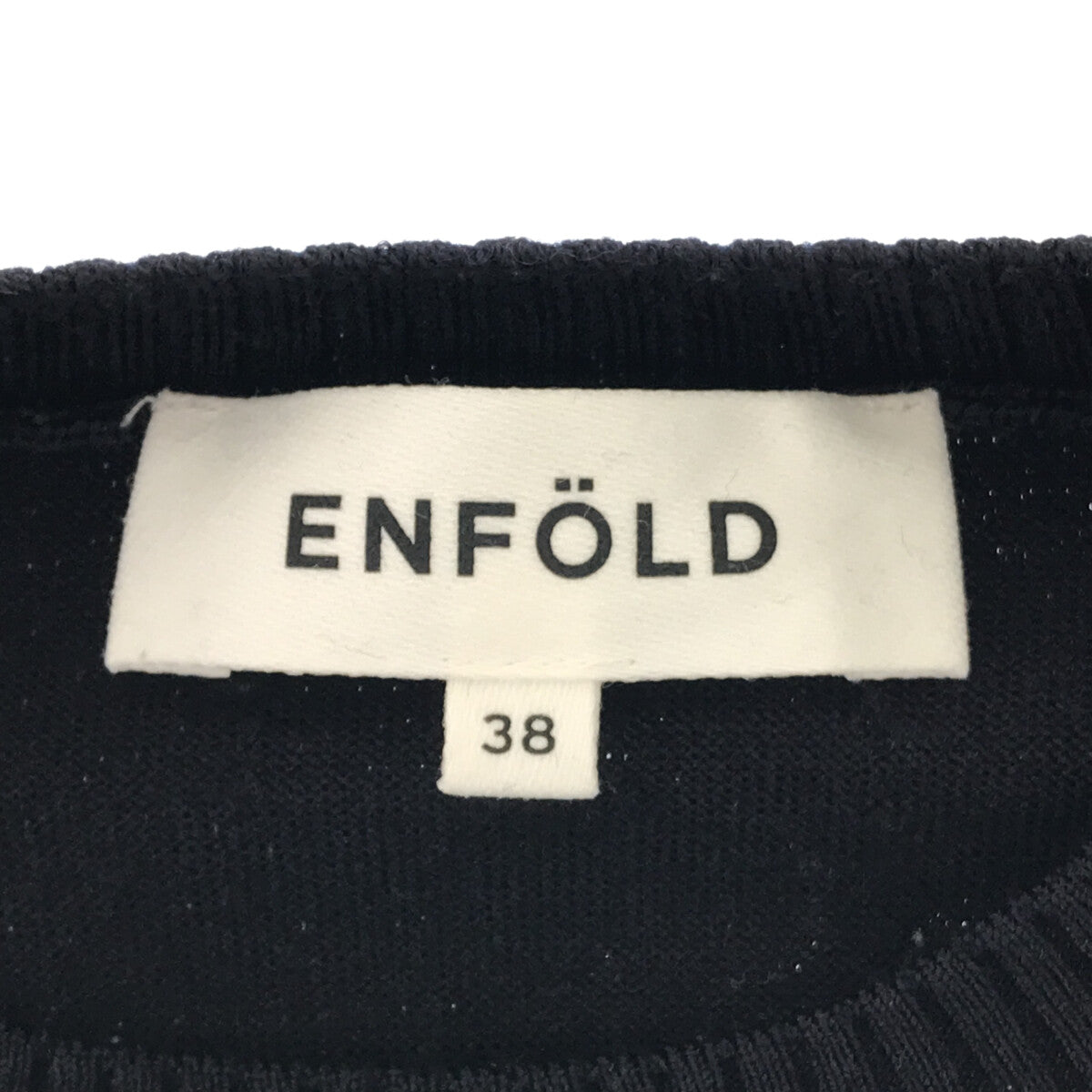 ENFOLD / エンフォルド | シャツドッキング レイヤード ニット | 38 