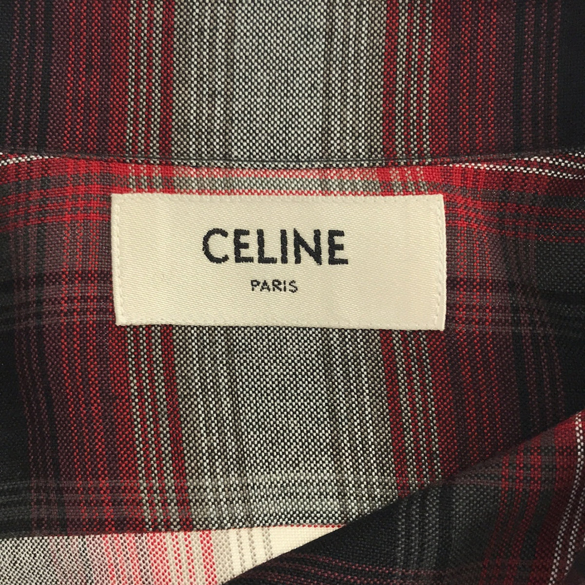 CELINE / セリーヌ | レーヨン オンブレチェック シャツ | 40
